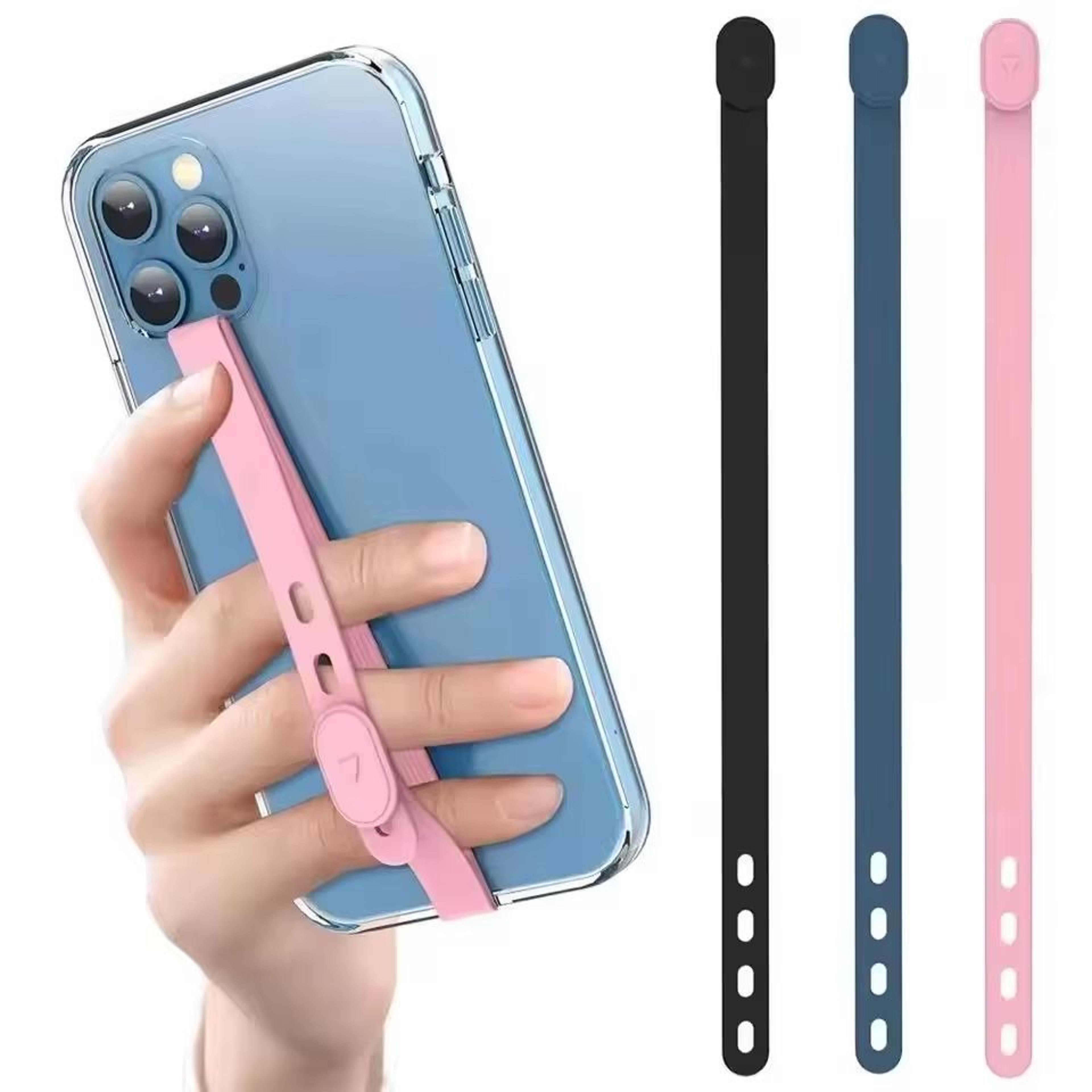 adjustable silicone phone wrist strap anti-loss hand band