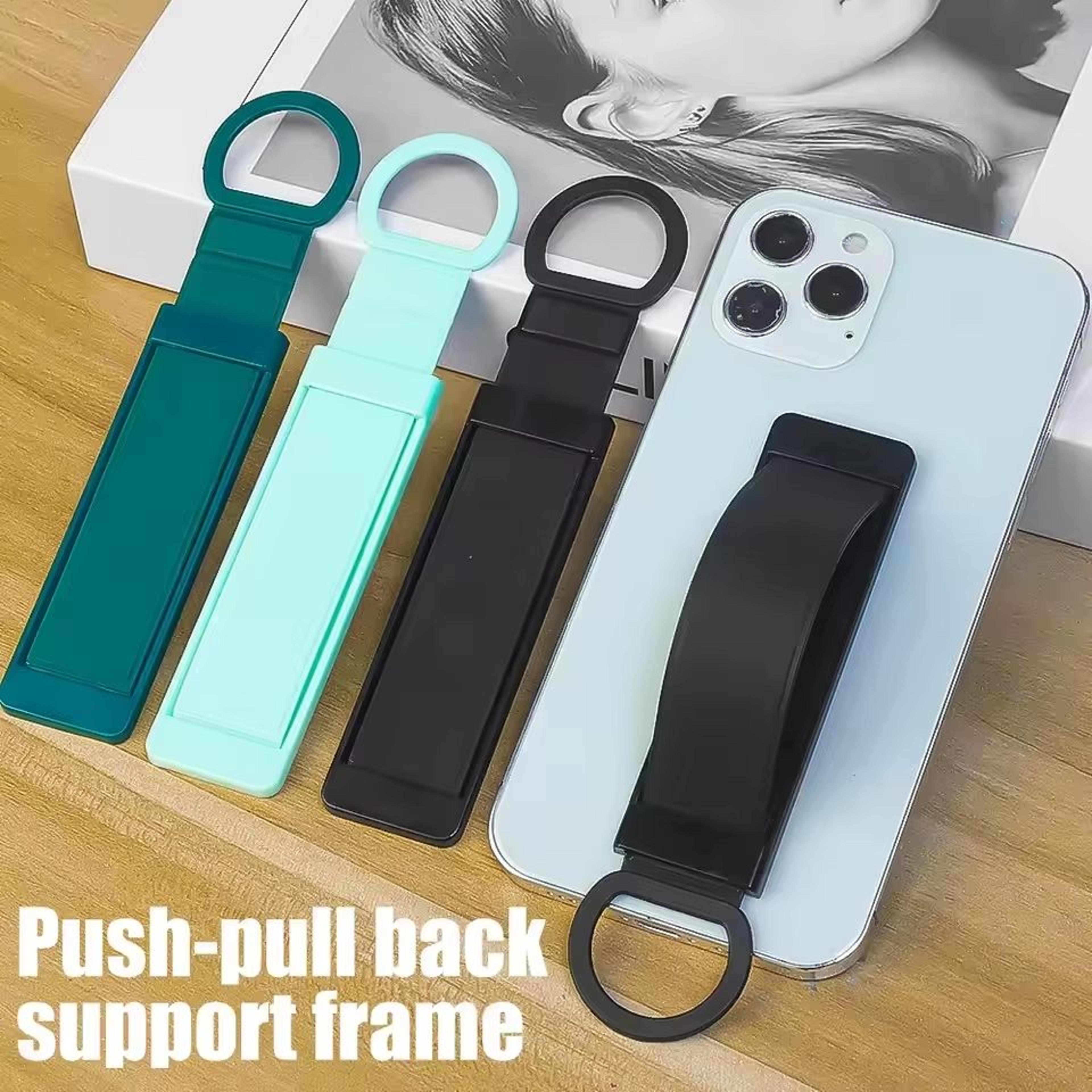 universal telescopic wristband finger grip phone stand with invisible buckle