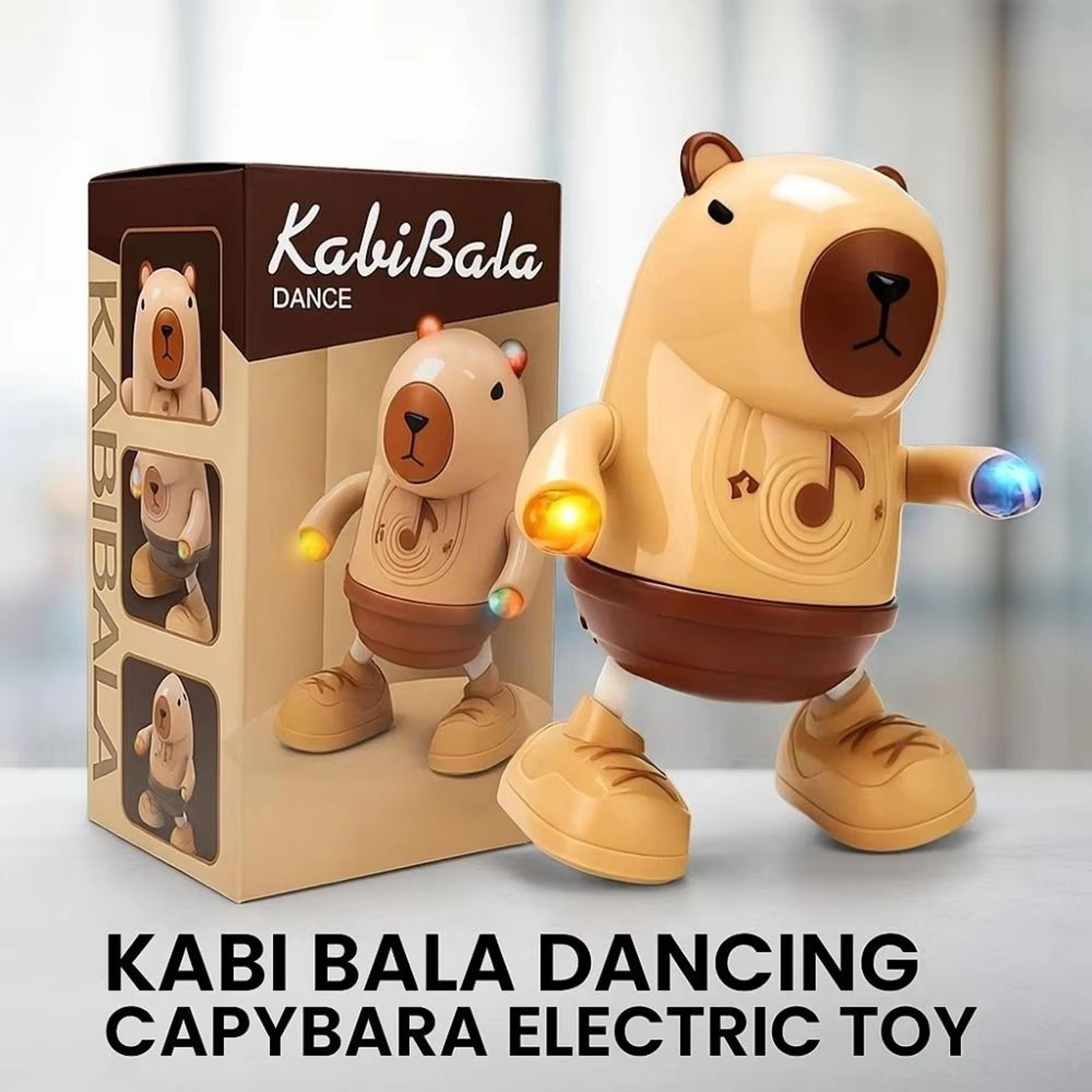 capyboogie electric dancing capybara toy with music and lights