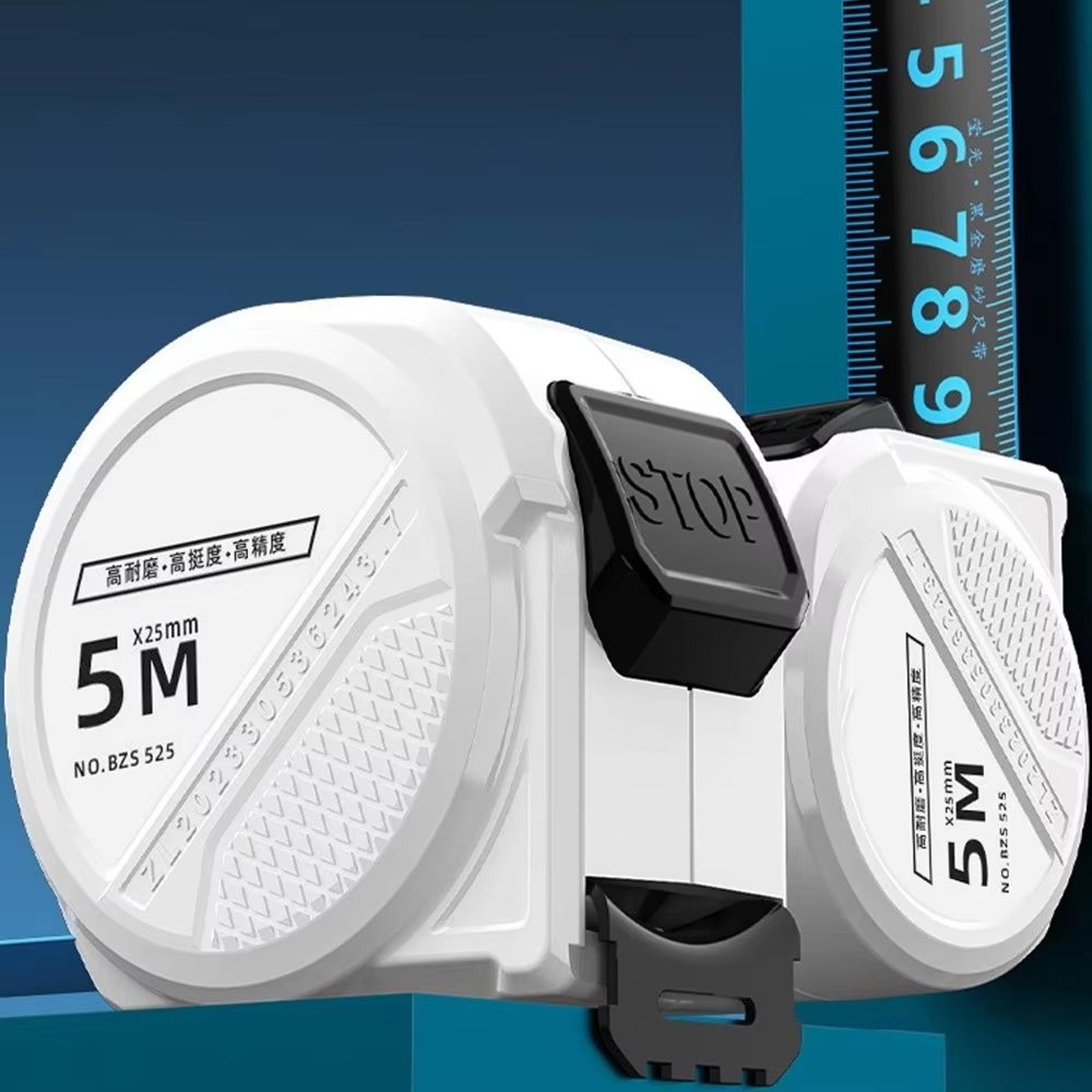 blue portable tape measure 9.8/16.4/24.6/32.8ft wear-resistant auto lock measuring ruler