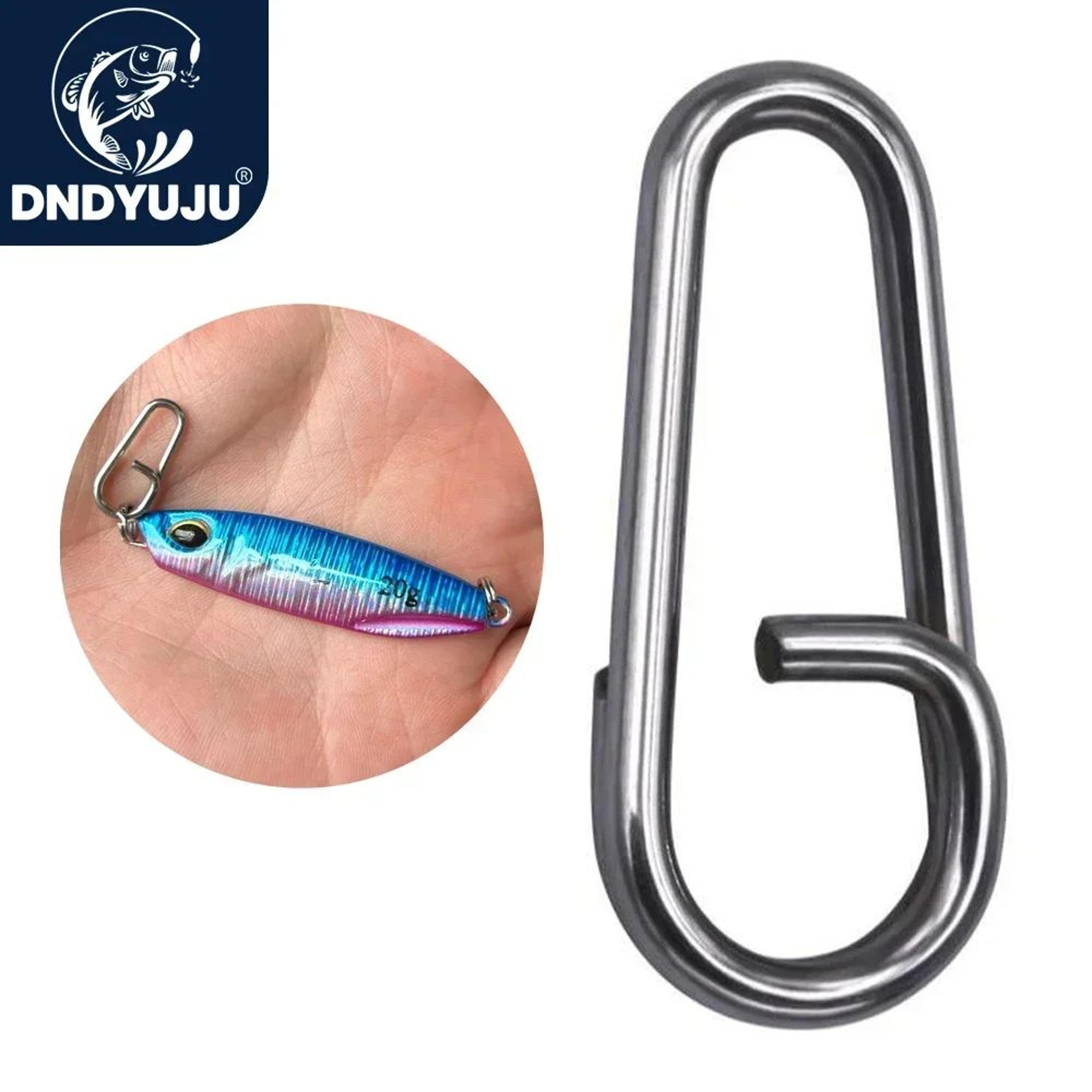 stainless steel fishing split rings and swivel snap connectors (50–200pcs)