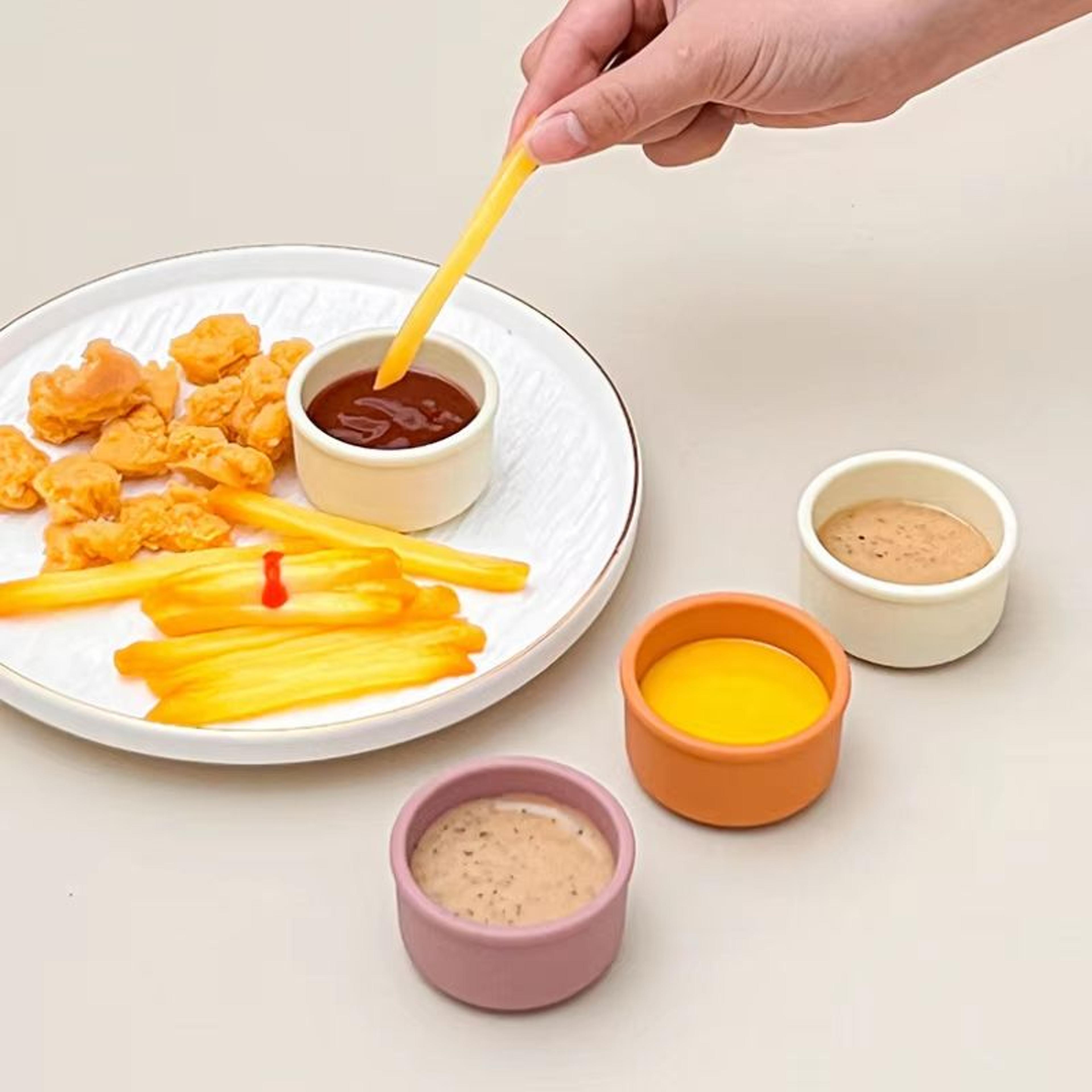 round silicone lunch box japanese-style microwave safe food storage container