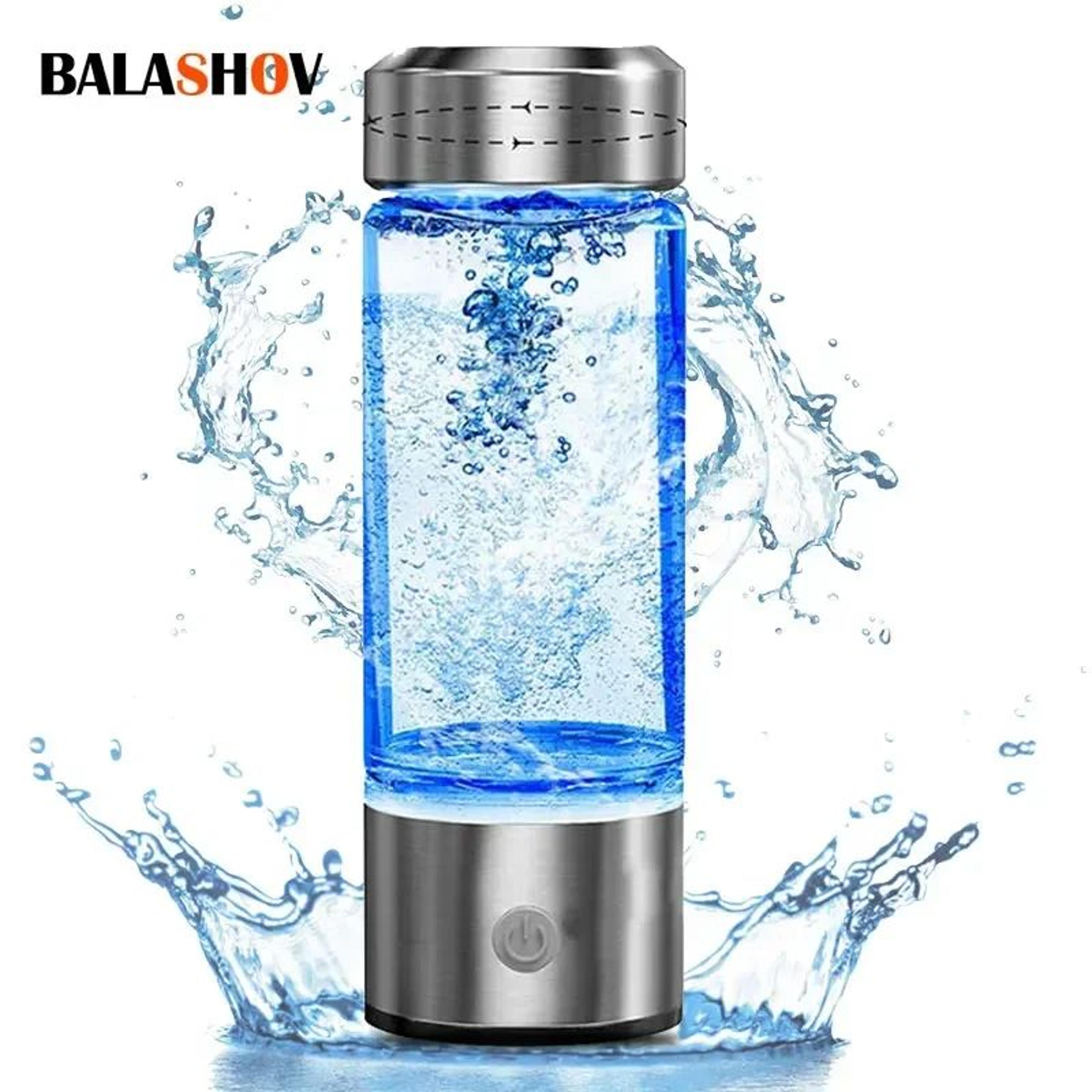 usb rechargeable hydrogen-rich water generator bottle with titanium electrolysis