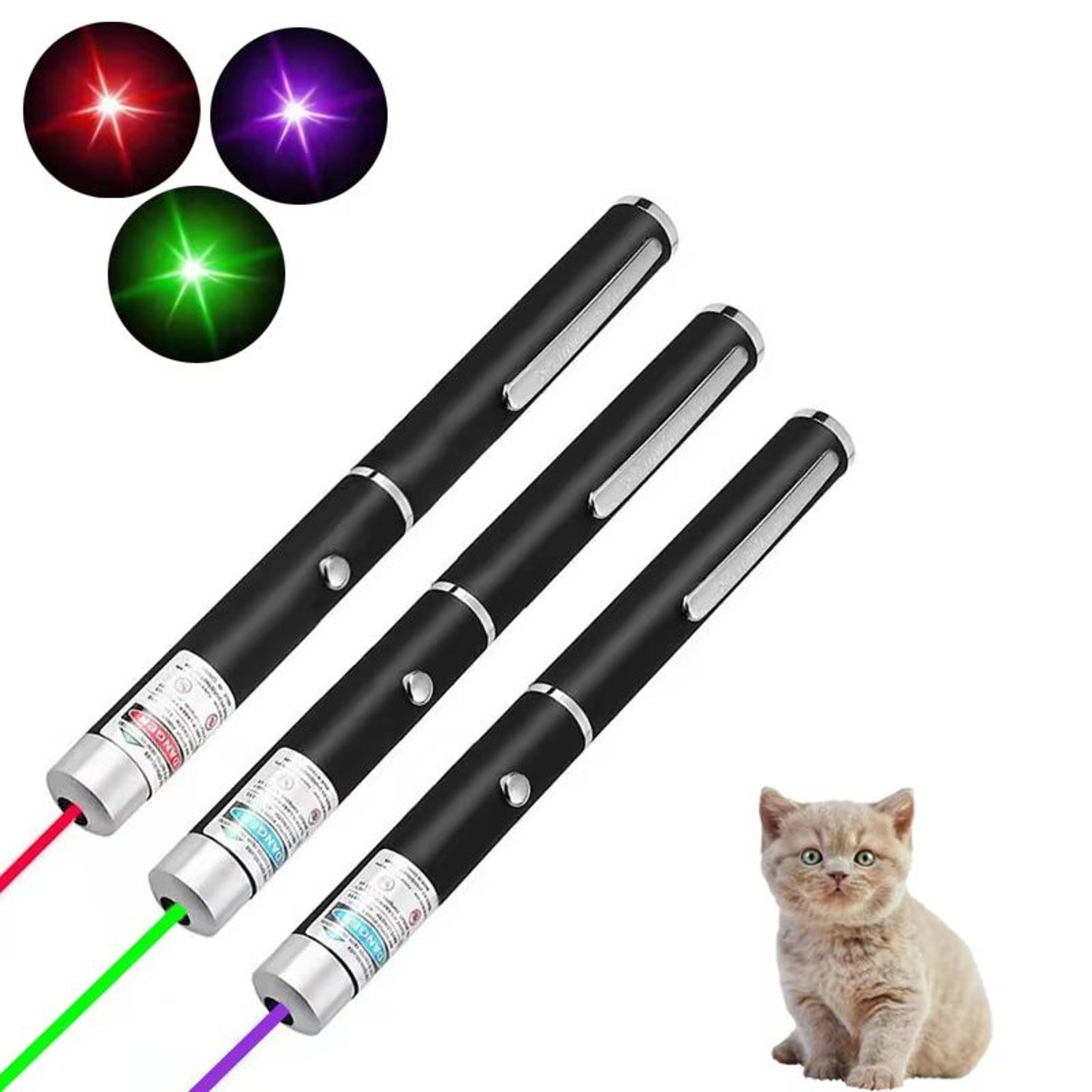 2-in-1 mini laser pointer and led pet training flashlight for cats and small pets
