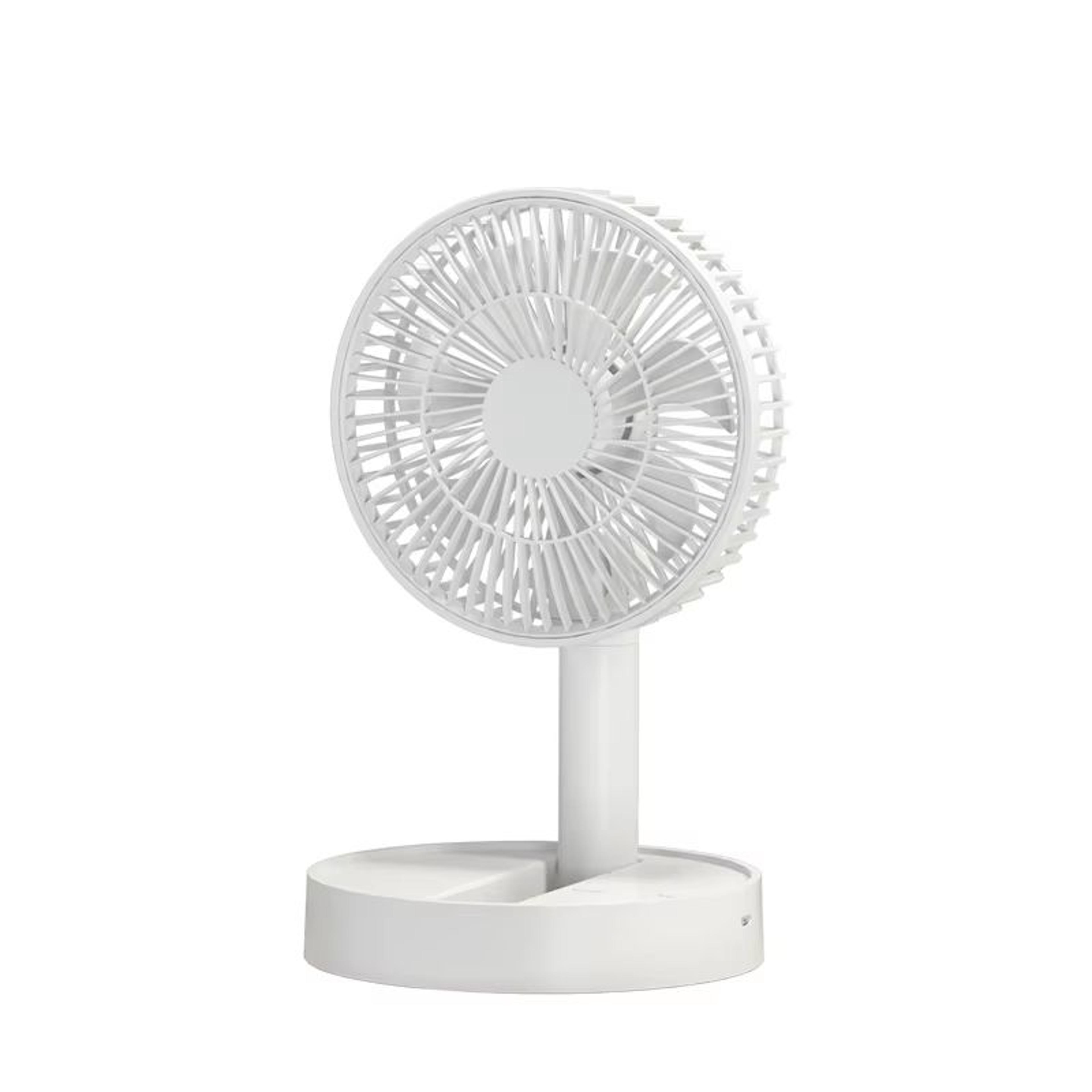 usb foldable 4-speed mini fan with timer for bedroom indoor and outdoor use