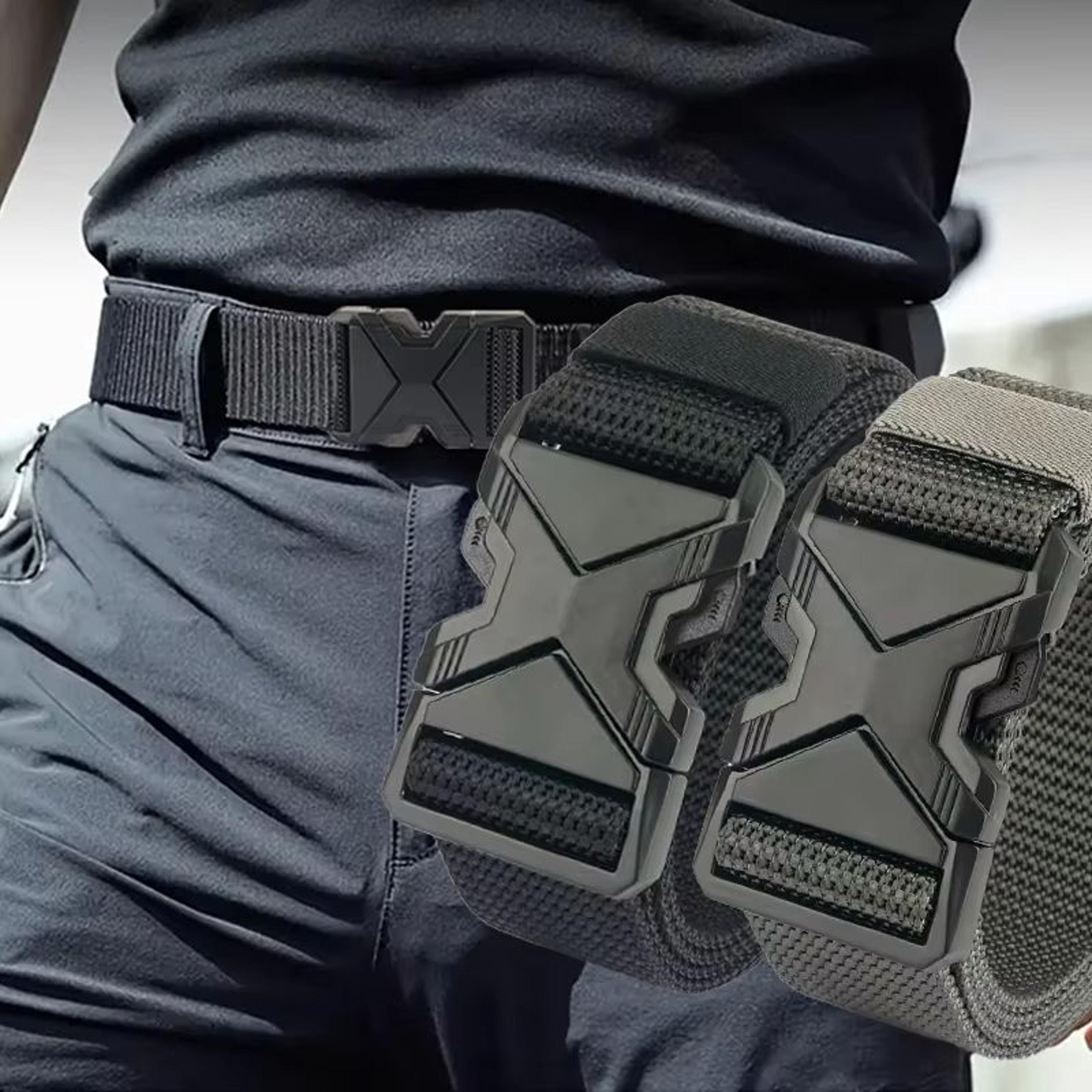 men's lightweight braided nylon belt for daily commuting and casual wear