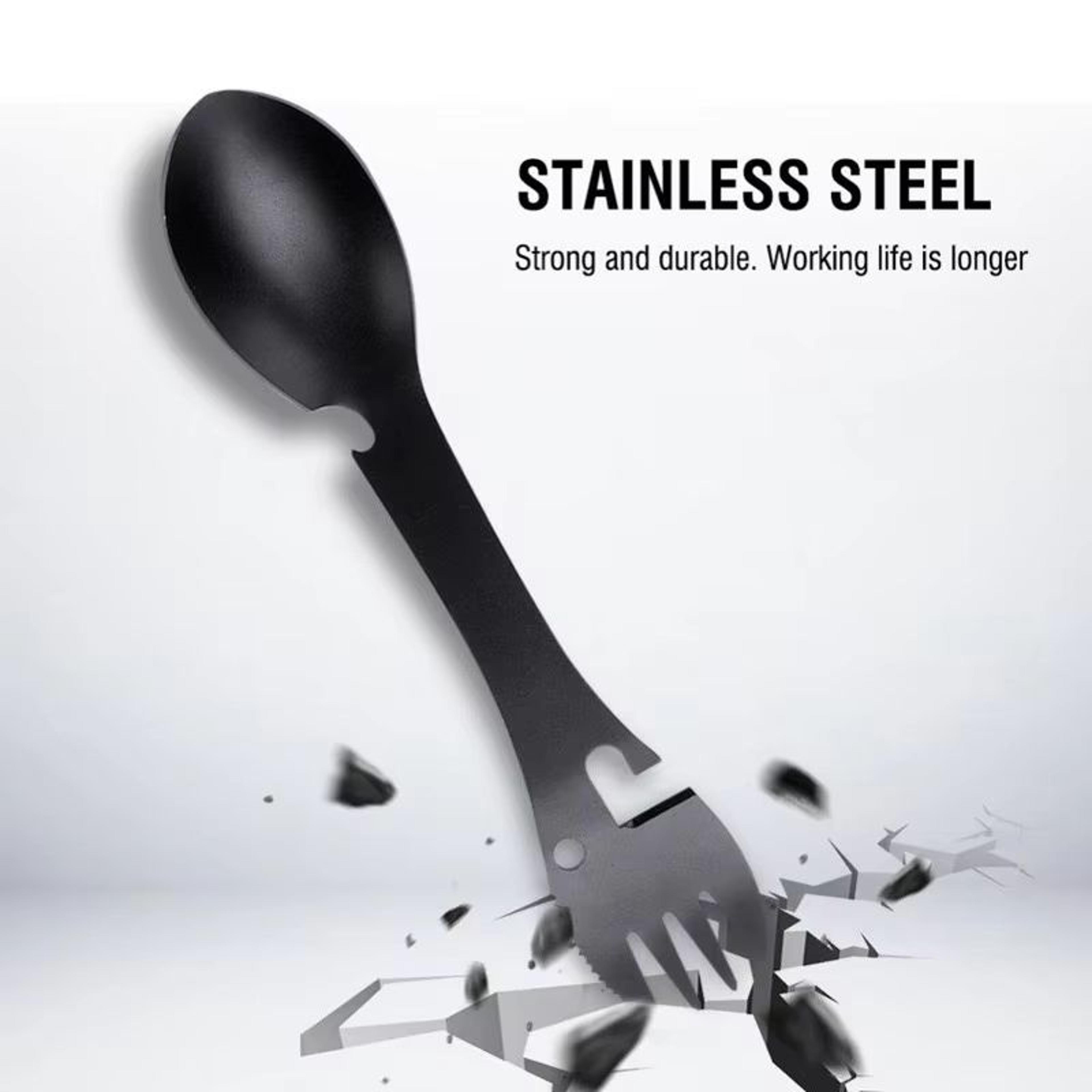 5-in-1 outdoor survival tools camping multi-functional edc utensil kit