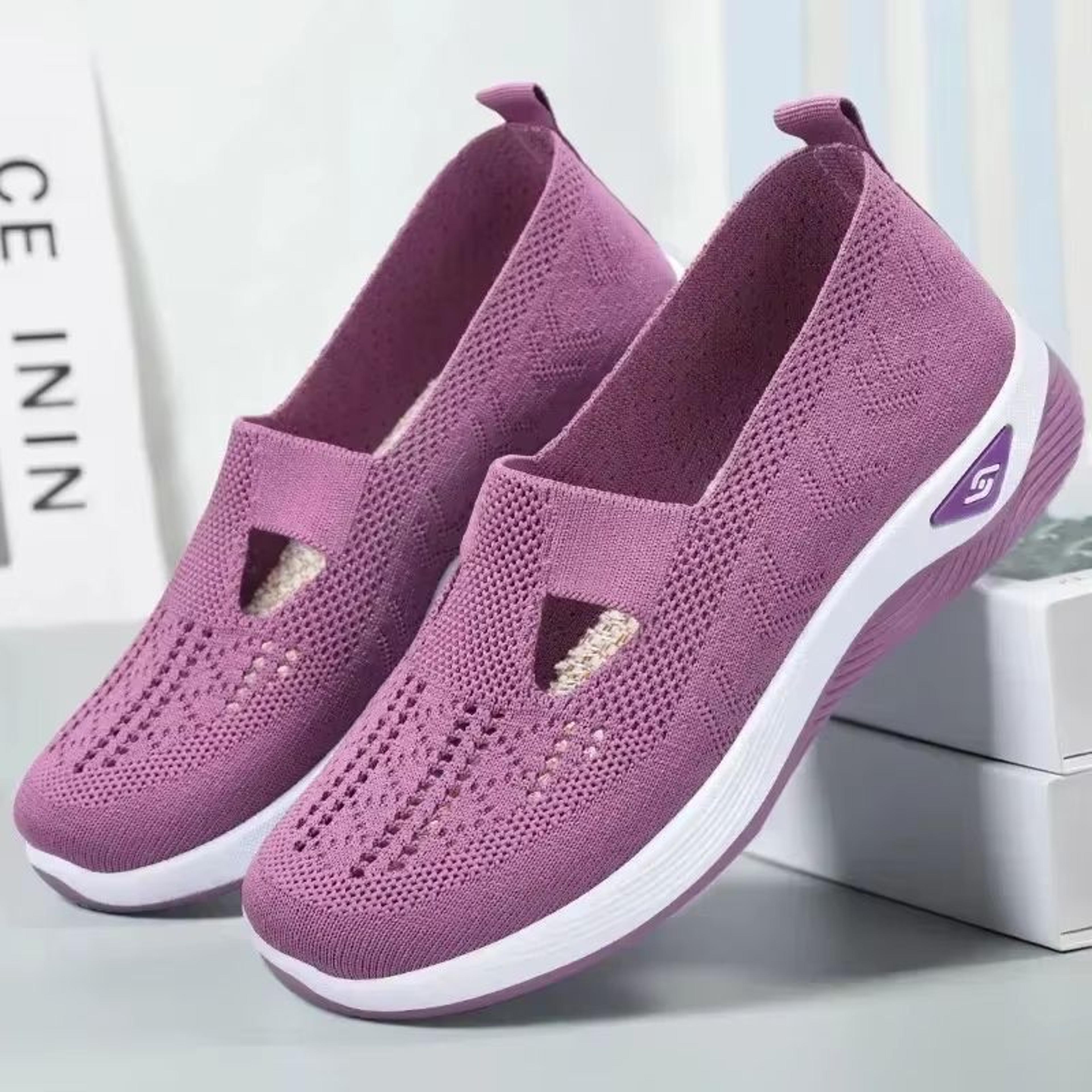 women's breathable mesh casual shoes soft-sole spring & summer single shoes for mothers