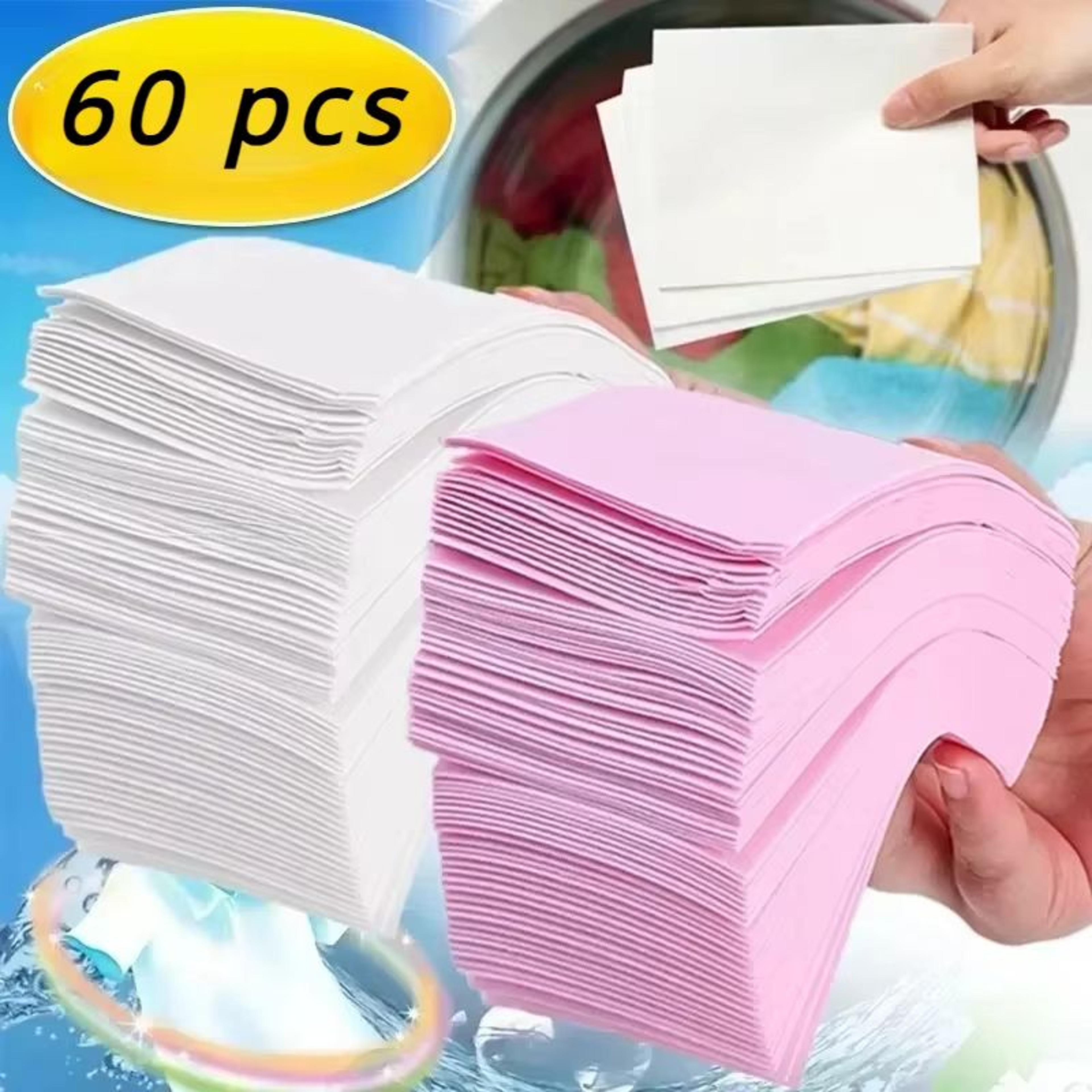60-piece concentrated laundry detergent tablets for powerful cleaning