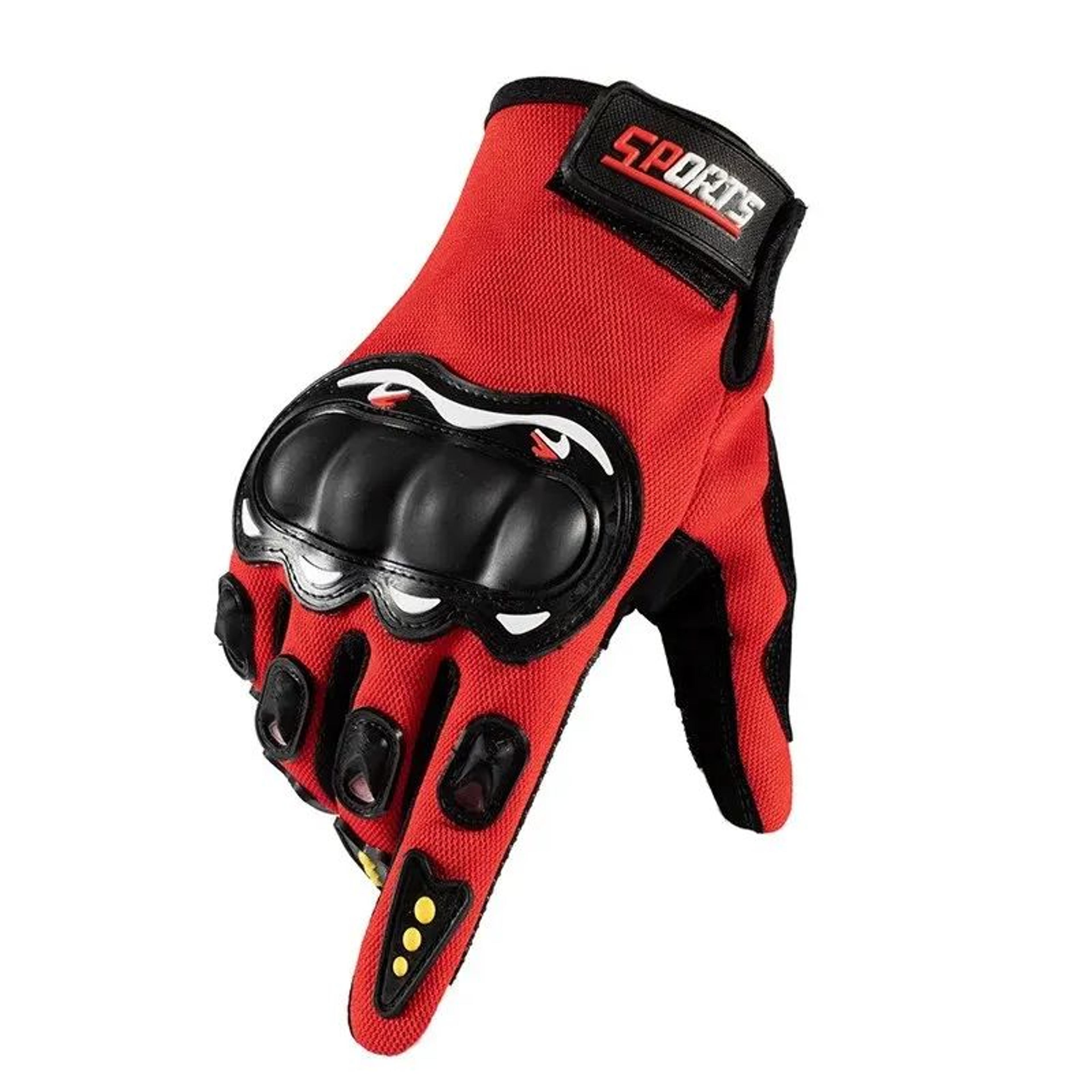 full-finger touch screen motorcycle gloves for men with protection and off-road grip