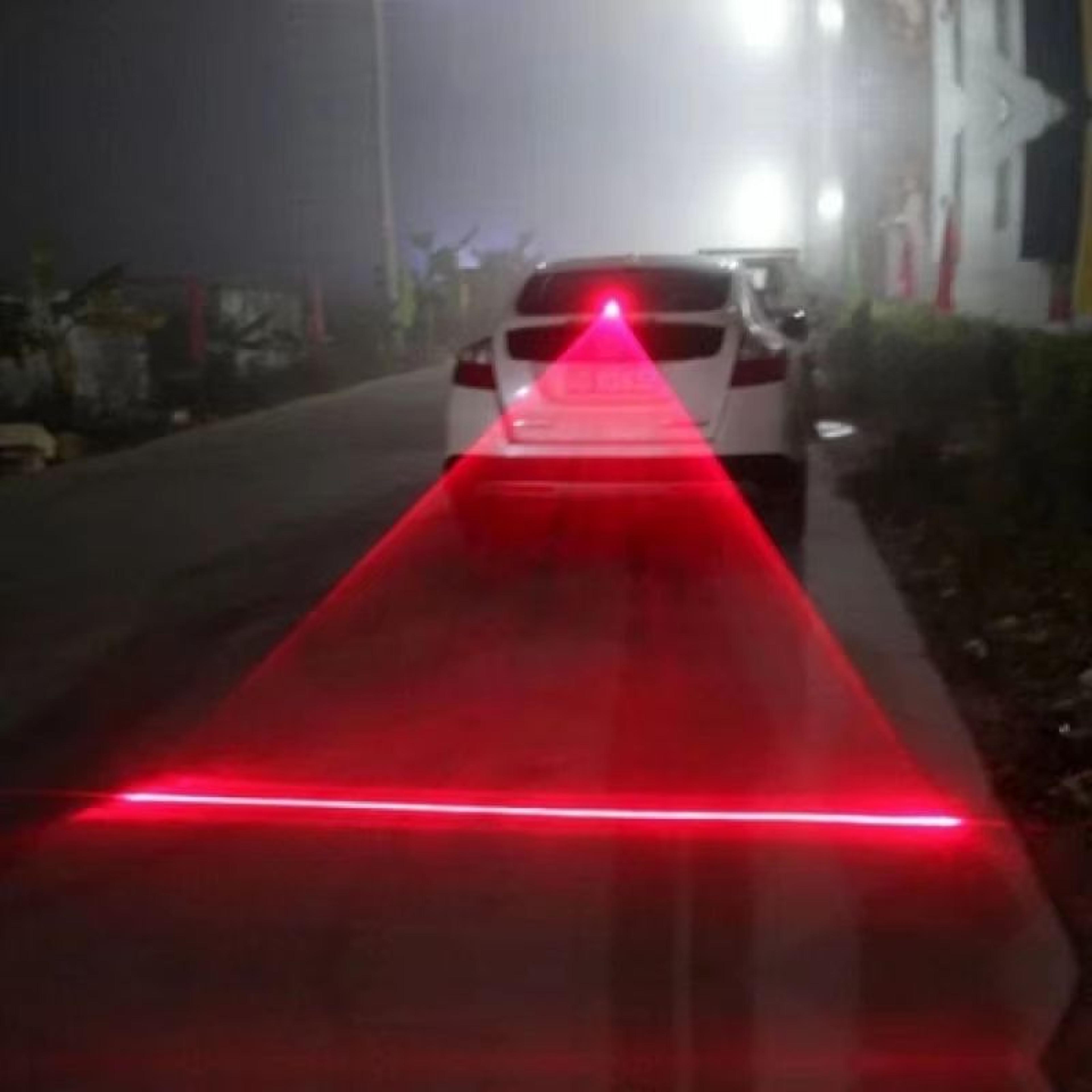 car led laser fog light anti-collision taillight and brake warning lamp