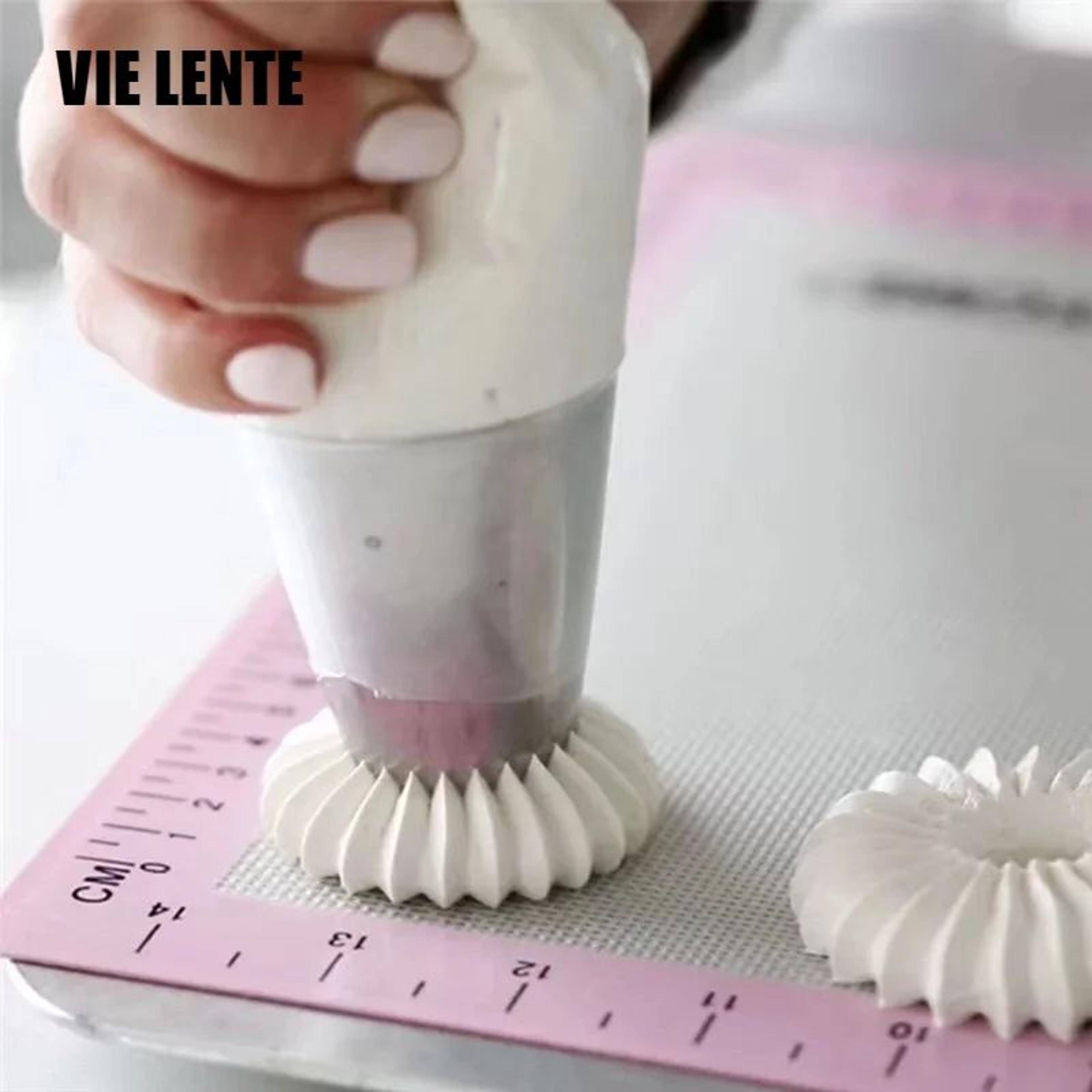 stainless steel flower mouth pastry nozzles 1 or 2 pcs for cake decorating