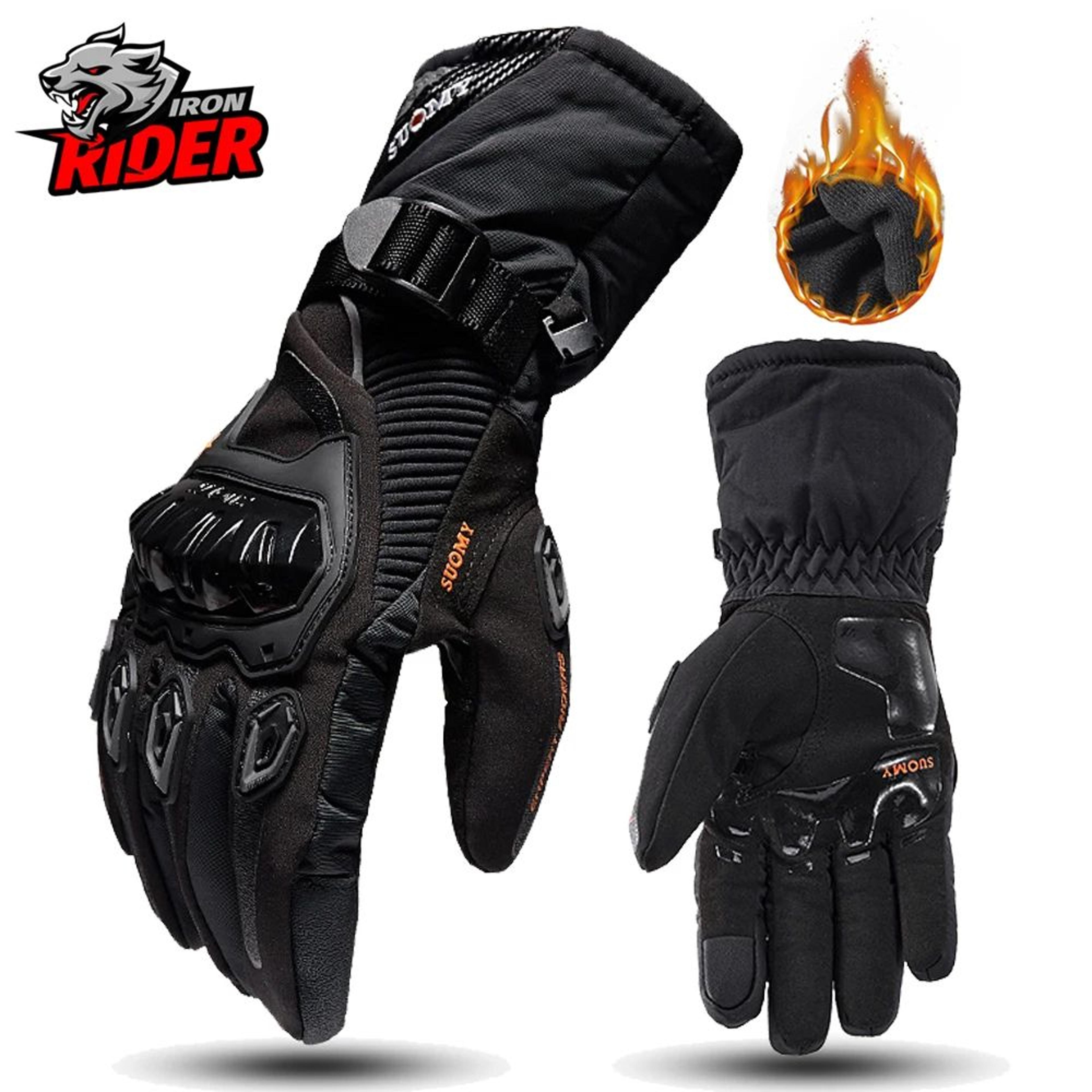 motorcycle windproof waterproof riding gloves with touchscreen functionality