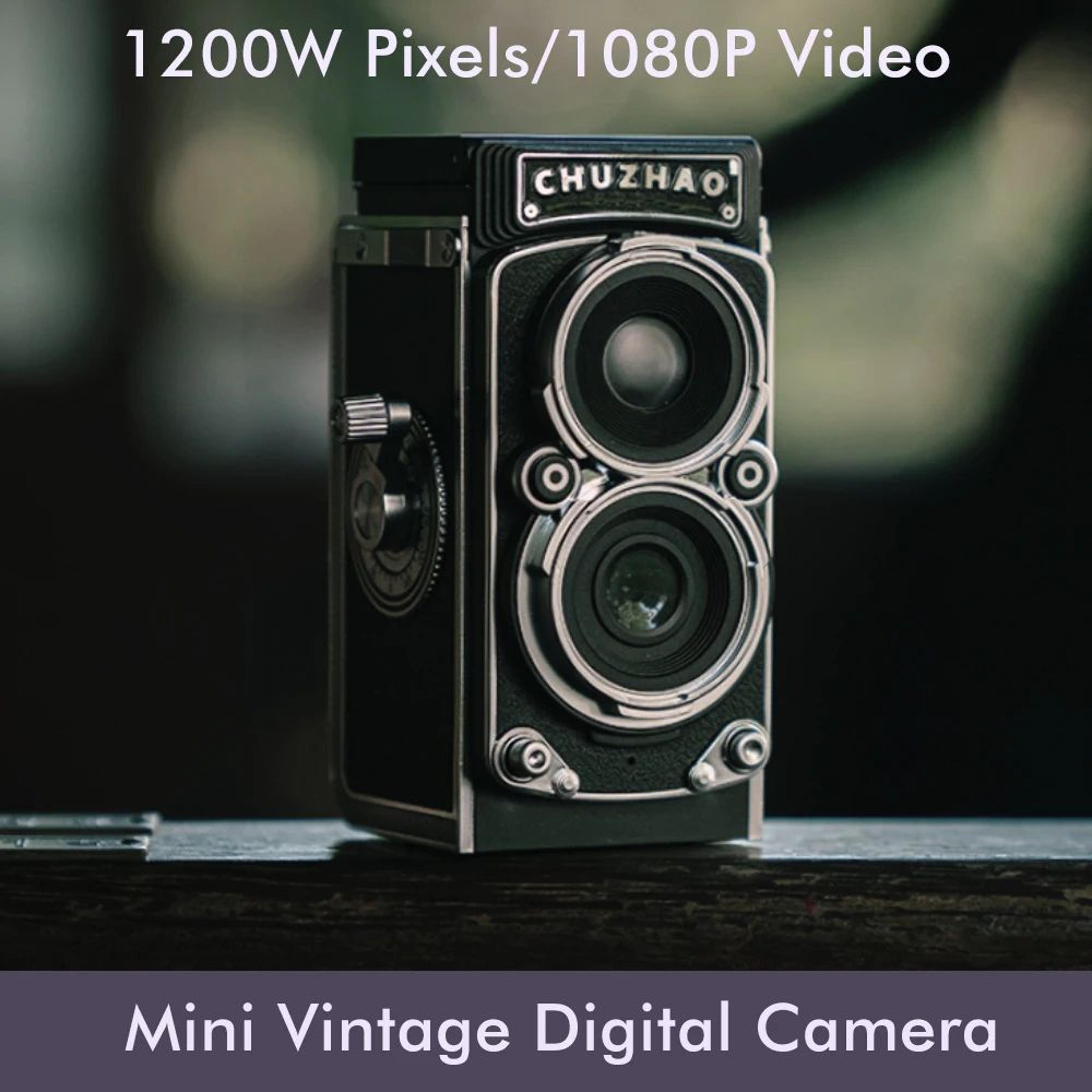 mini retro digital camera 1080p video 12mp vintage portable pocket camera