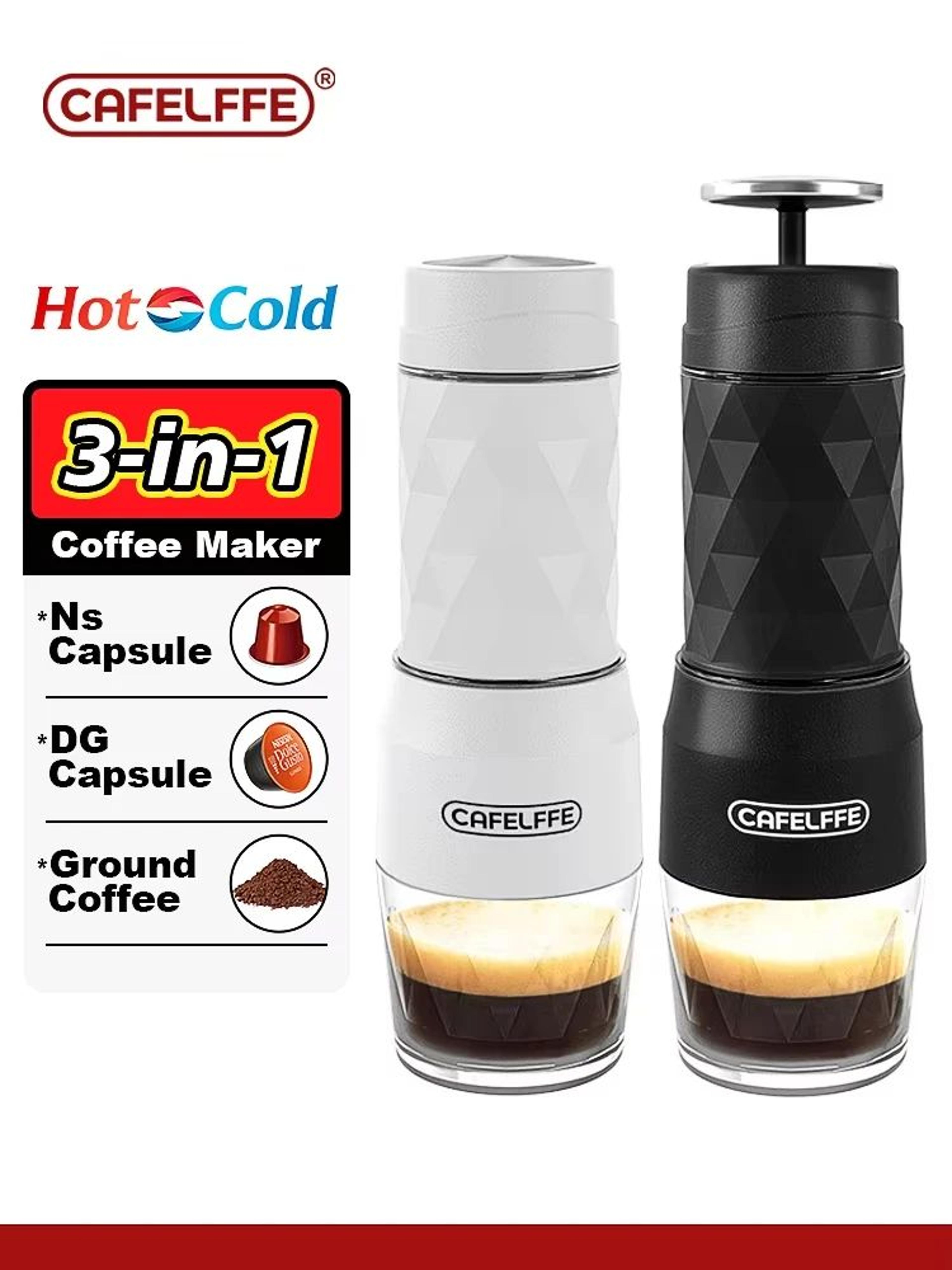 cafelffe 3-in-1 portable coffee maker manual espresso brewer for travel