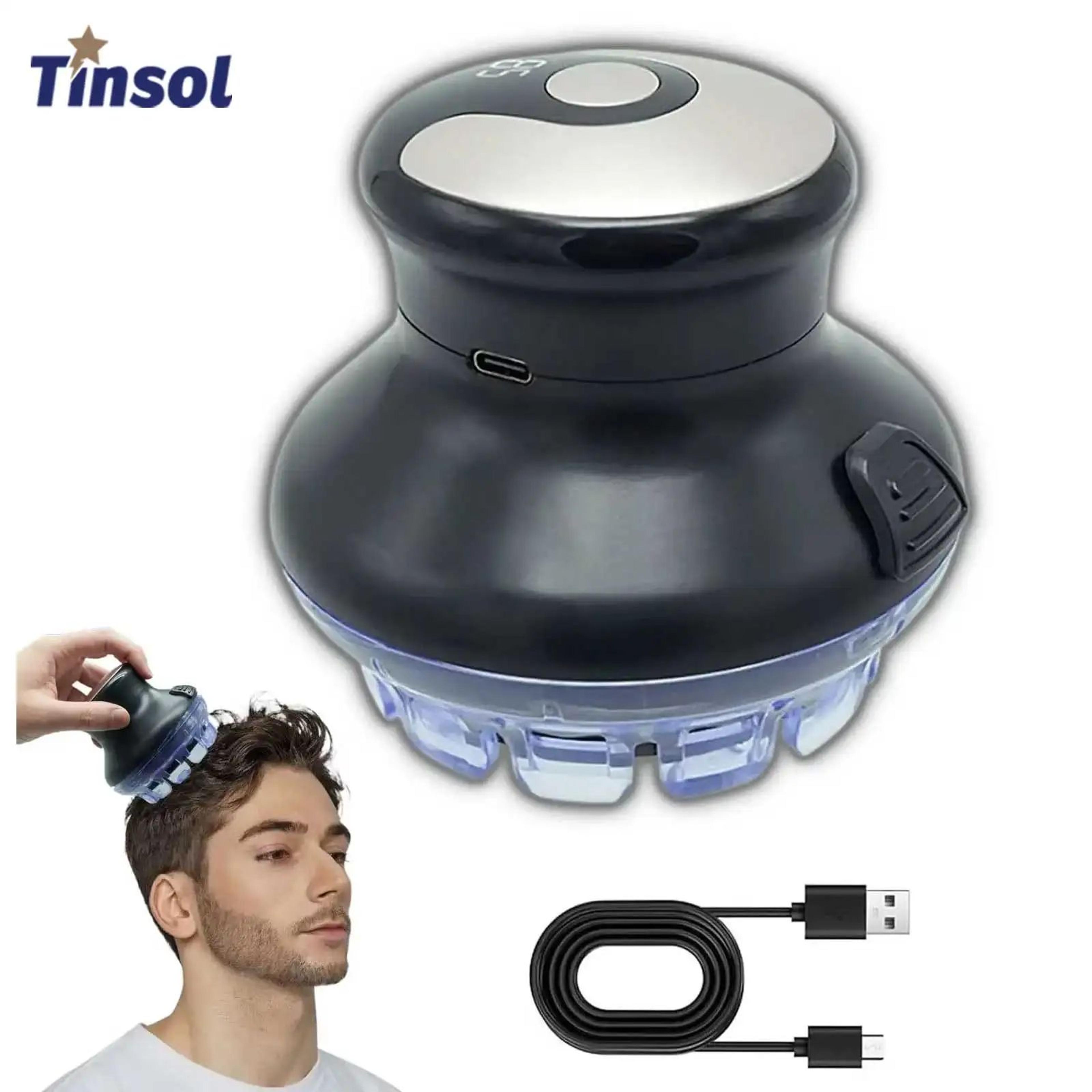 2025 round wireless hair clipper with led display and adjustable length