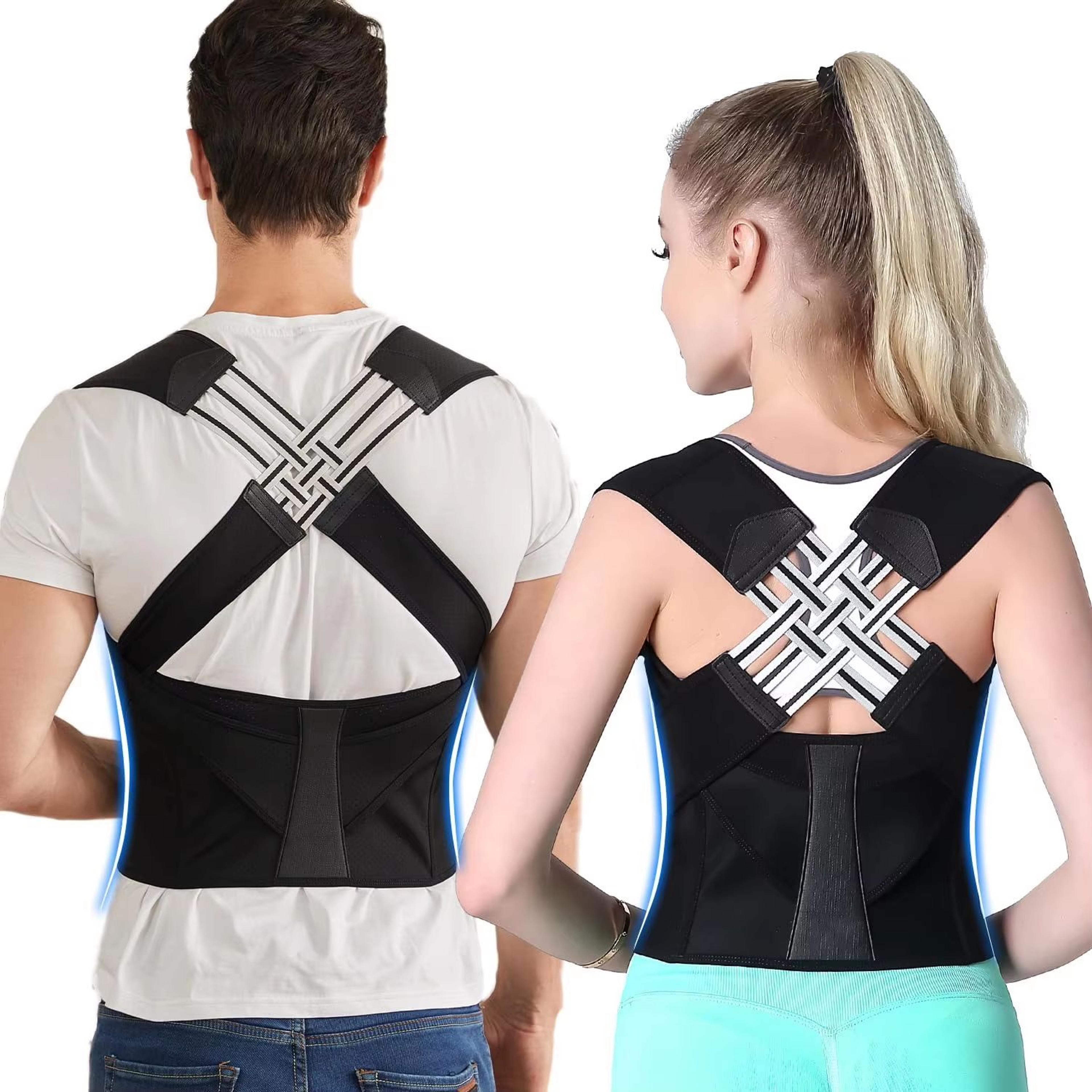 tinsol back brace posture corrector adjustable full back support