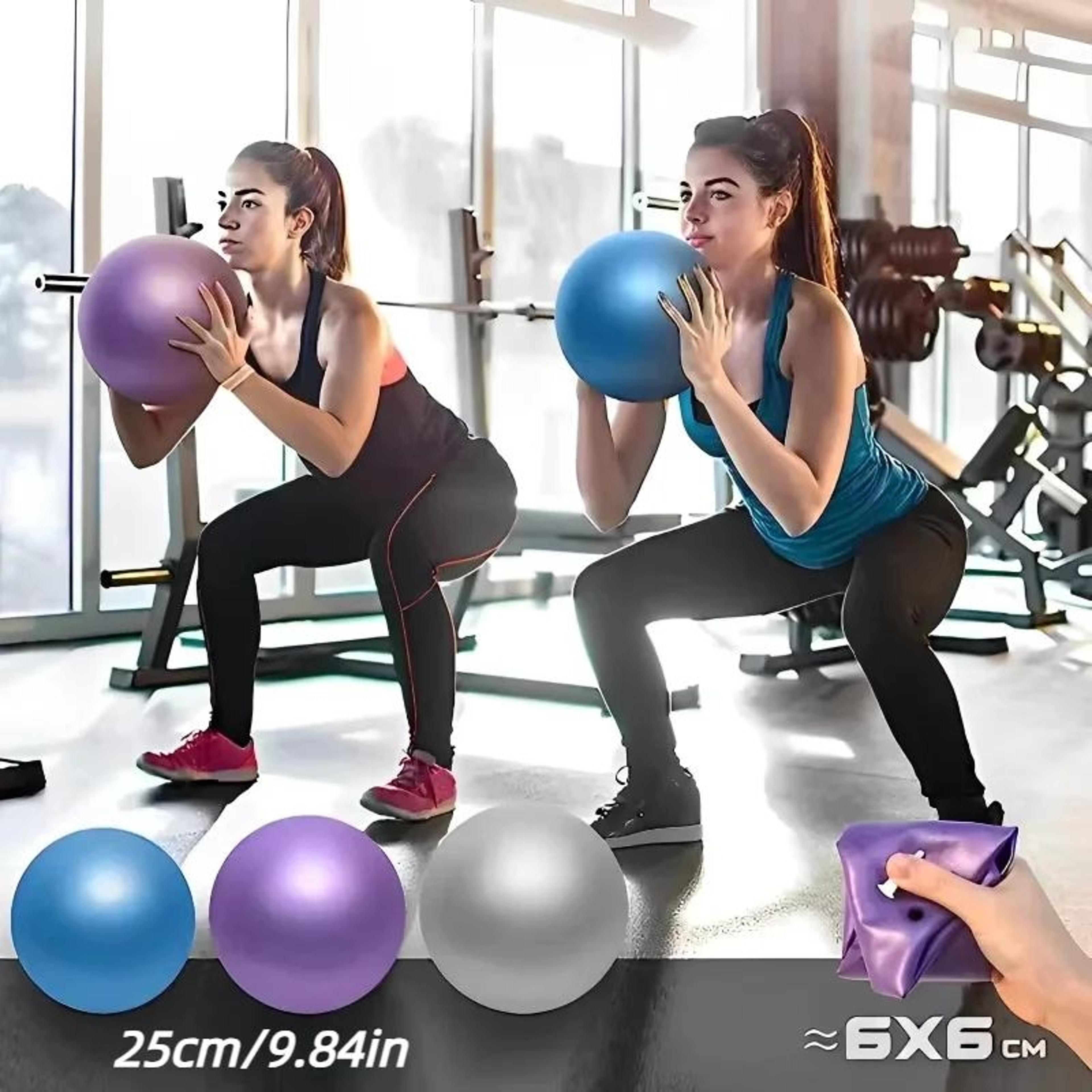 9.84in mini yoga and pilates exercise ball for core stability and balance training