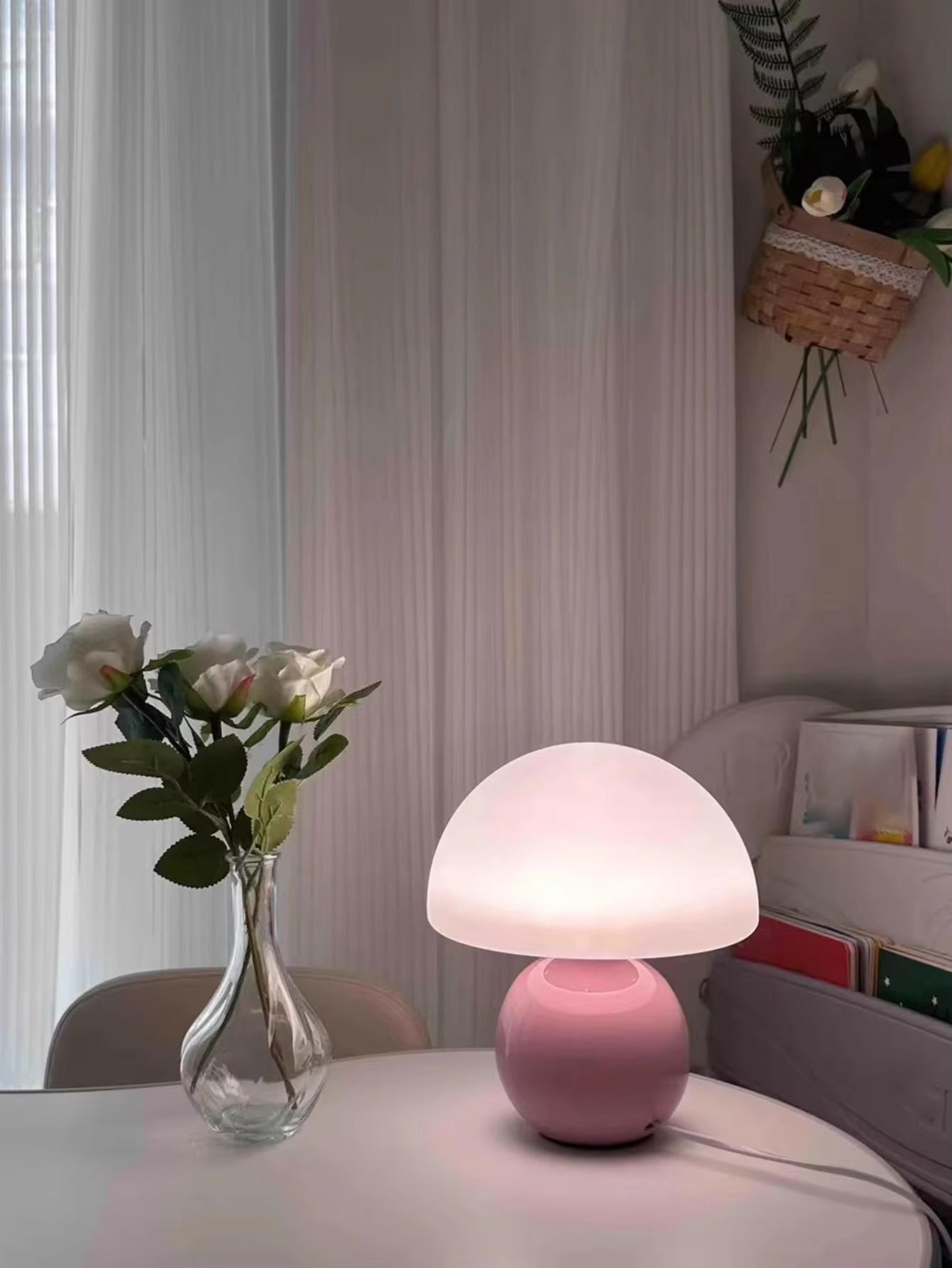 usb decorative table lamp with colorful ambient lighting