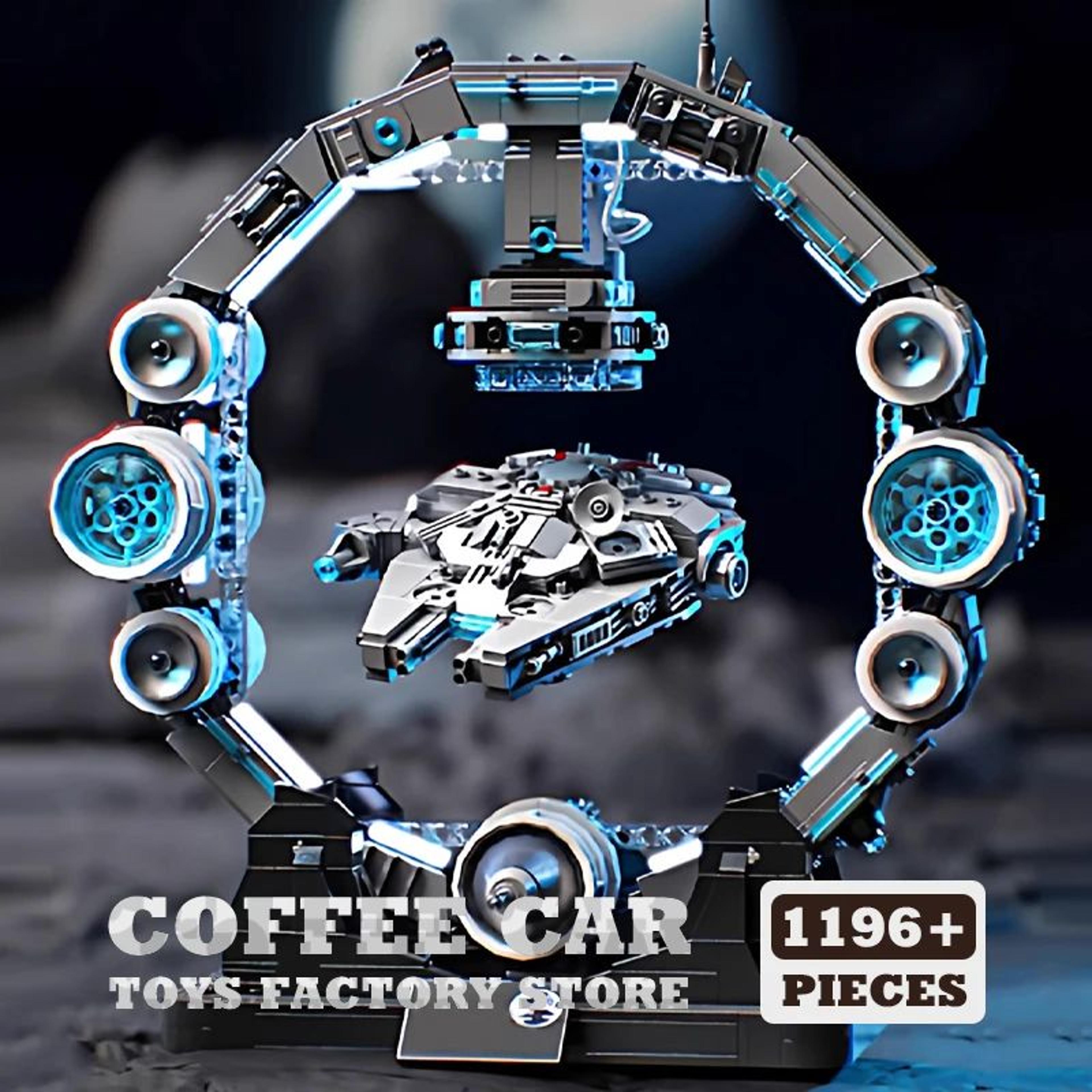 star war falcon spaceship building blocks set – moc bricks toy for adults and kids