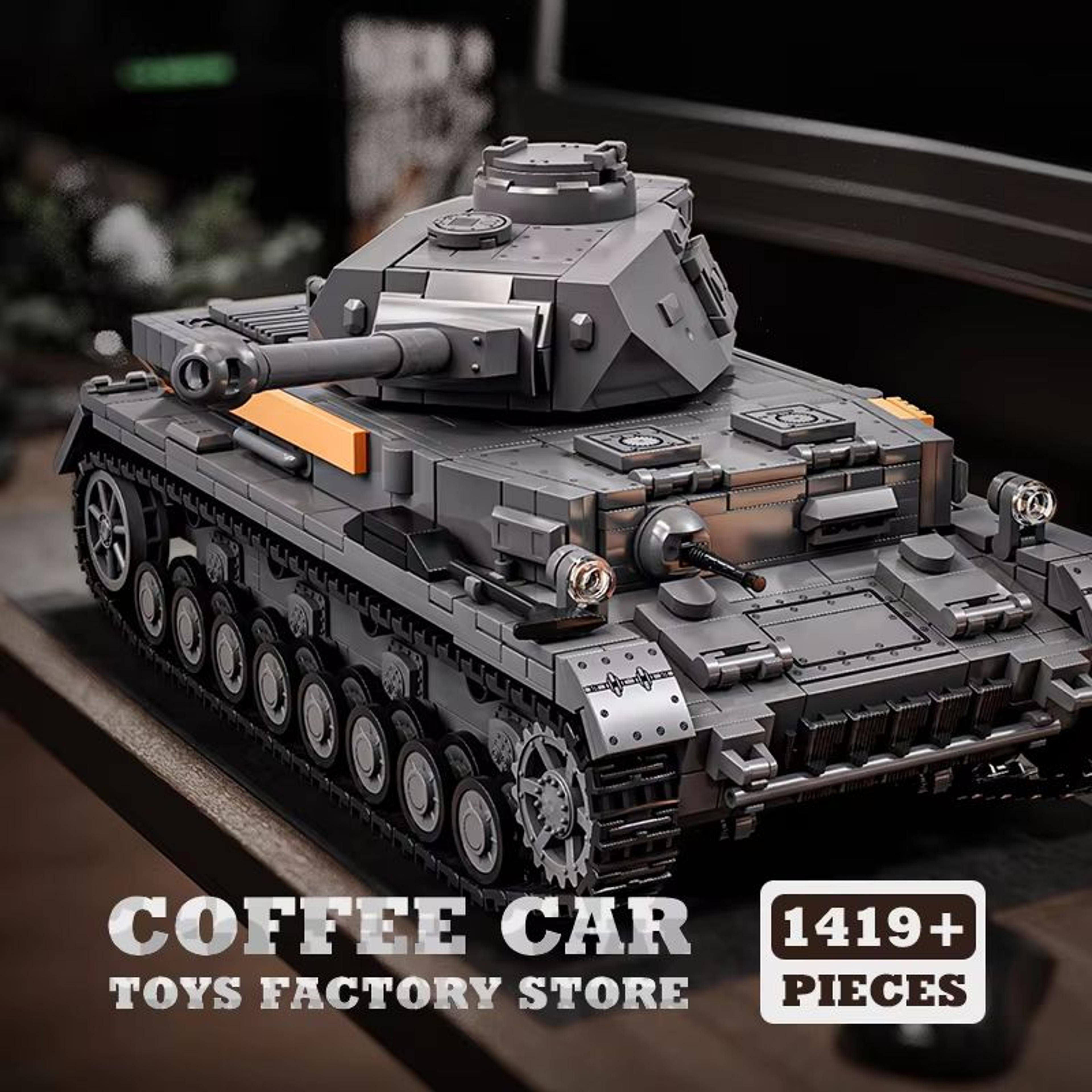 germany military medium tank iv moc bricks building blocks model – ww2 panzer toy for adults and kids