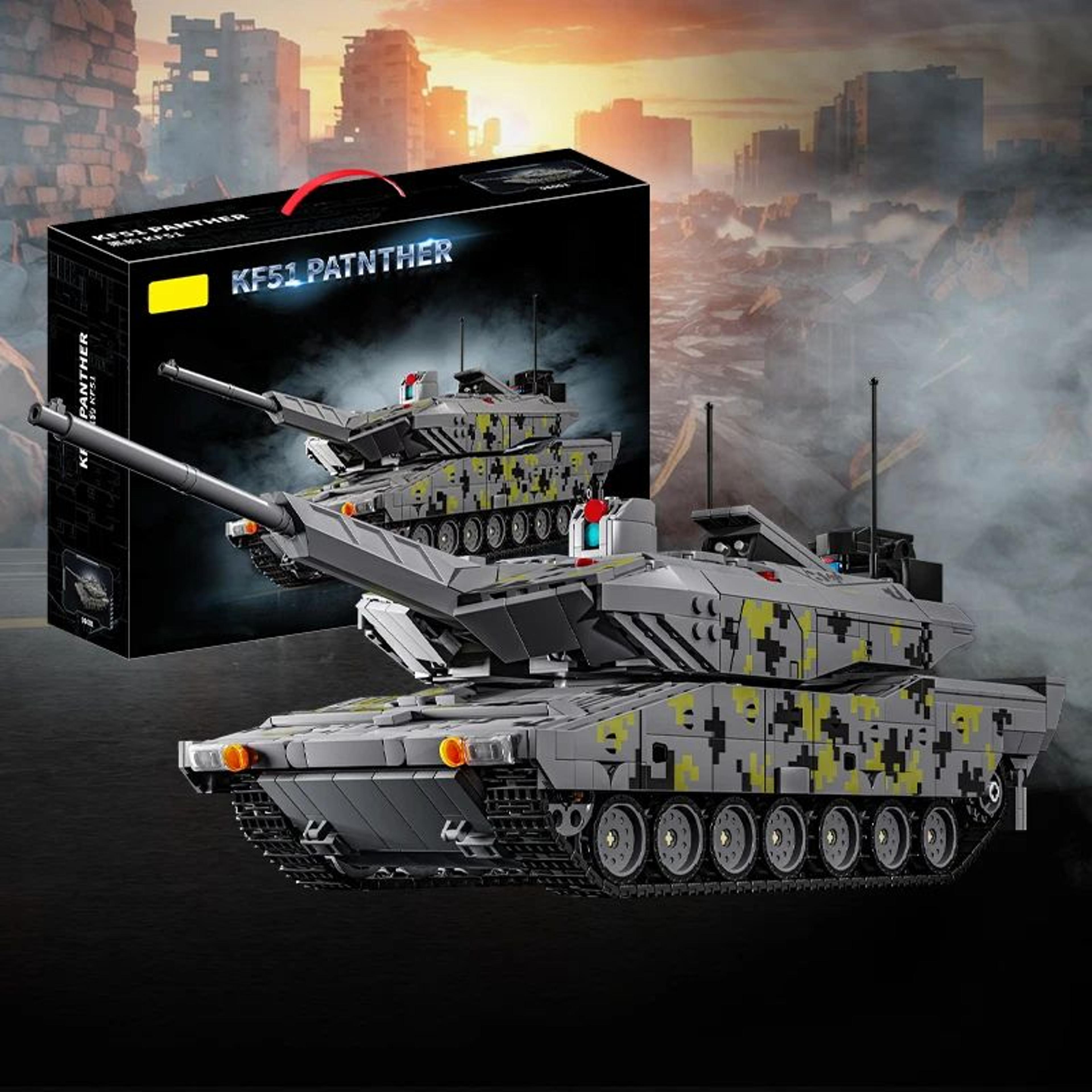 t-14 main battle tank building blocks set military model toy