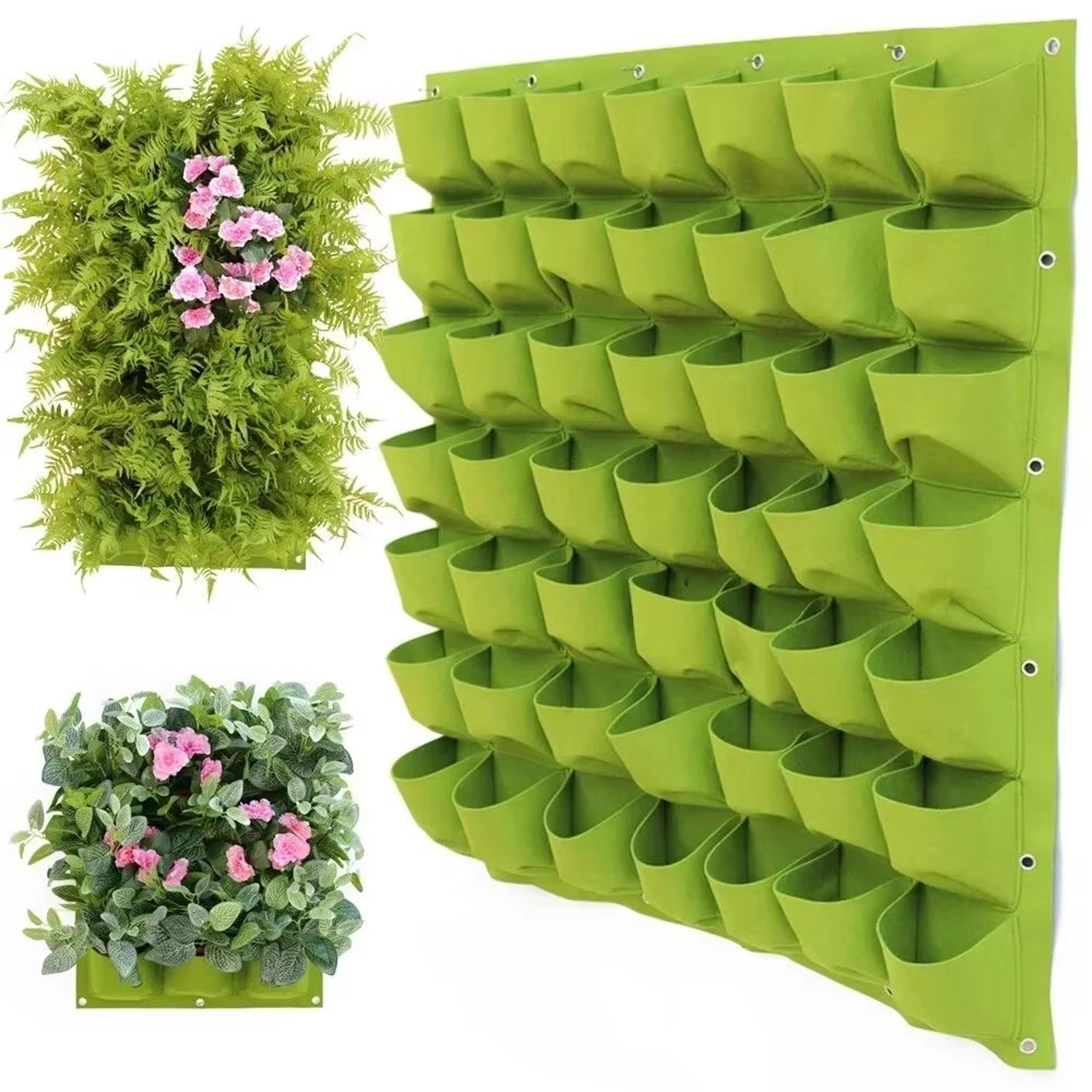 wall hanging planter bags vertical garden grow bags for plants