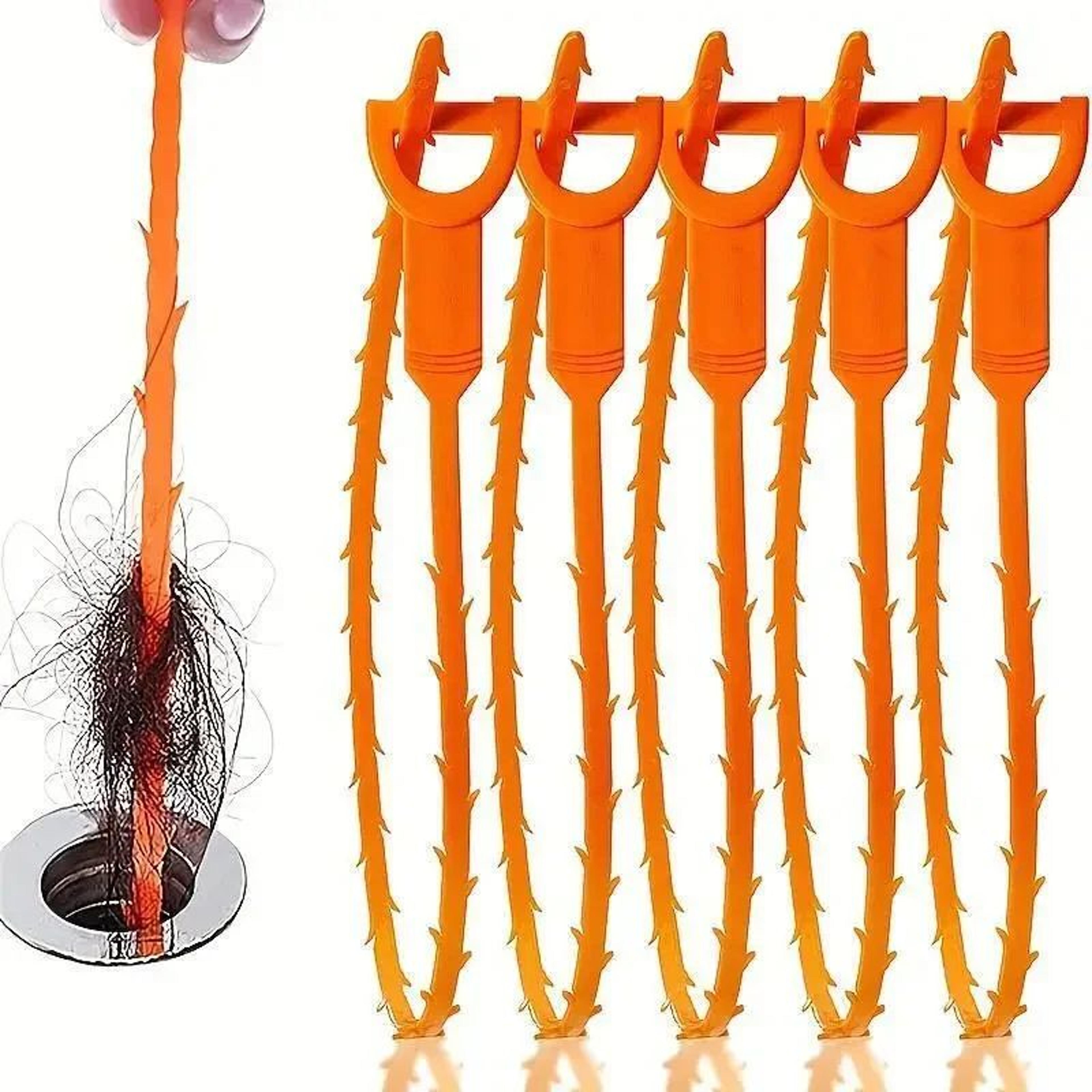 household drain unclog tool set for wash basin and hair clogs