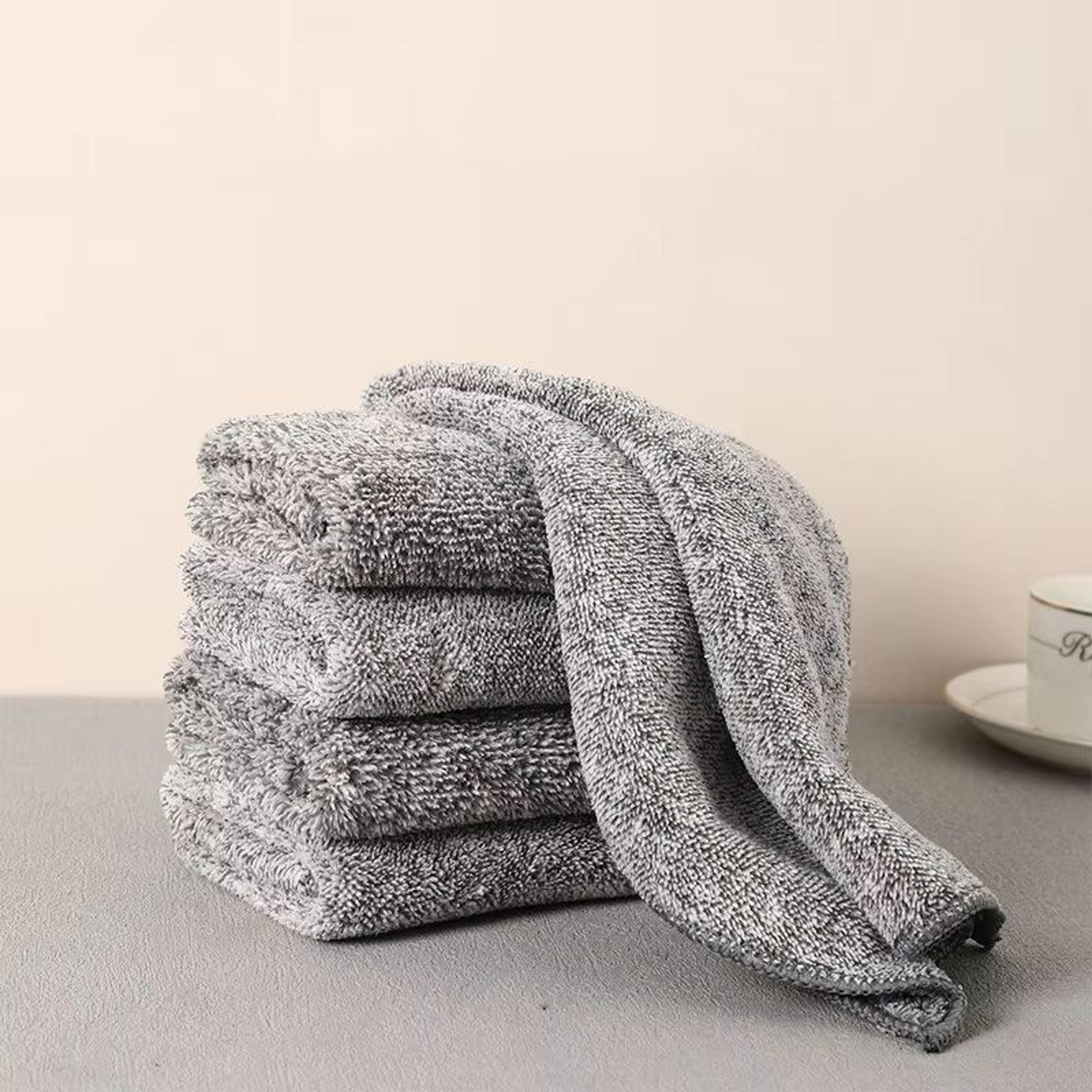 bamboo charcoal dish cleaning cloth with strong absorption and easy wash