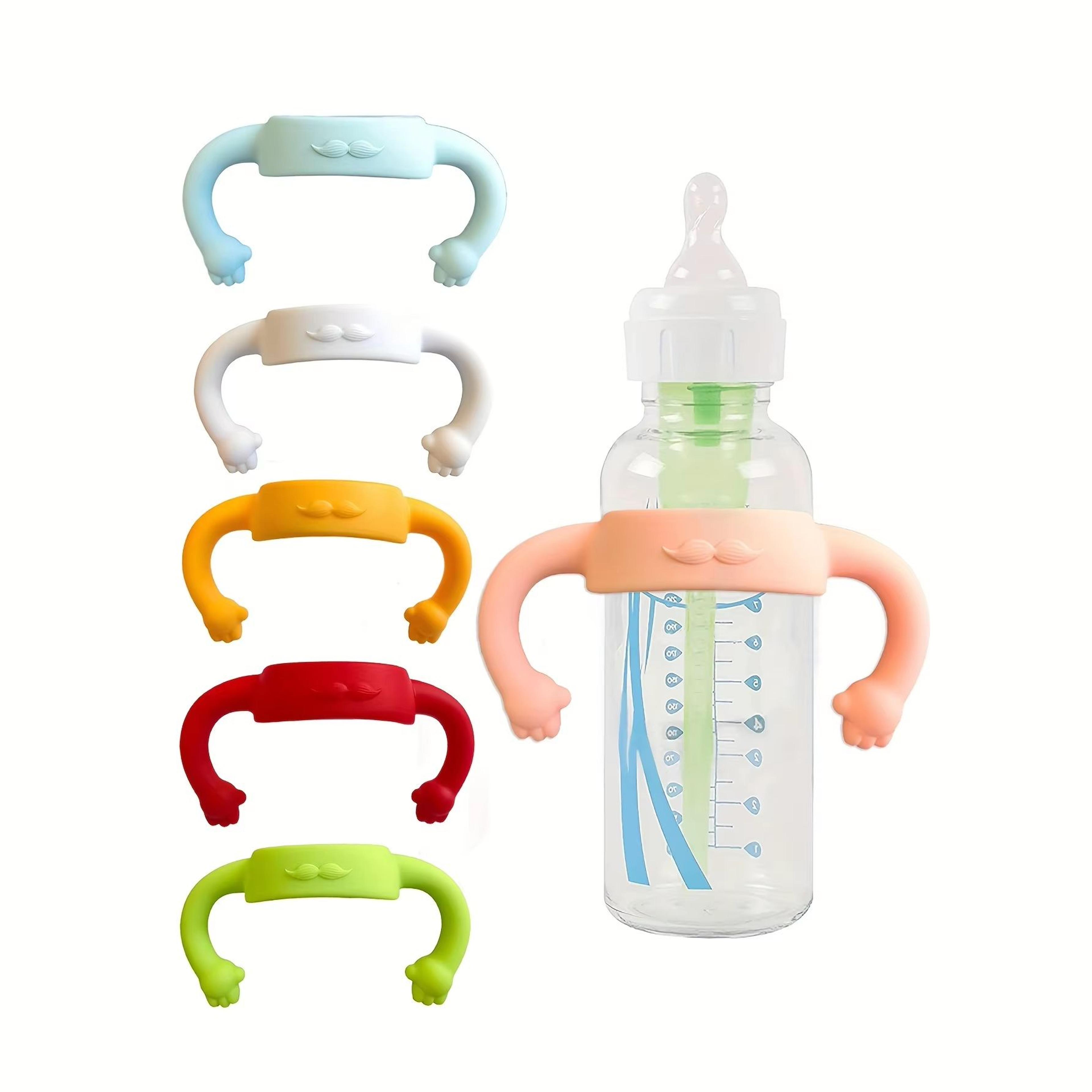 universal silicone baby bottle handle grip for easy feeding