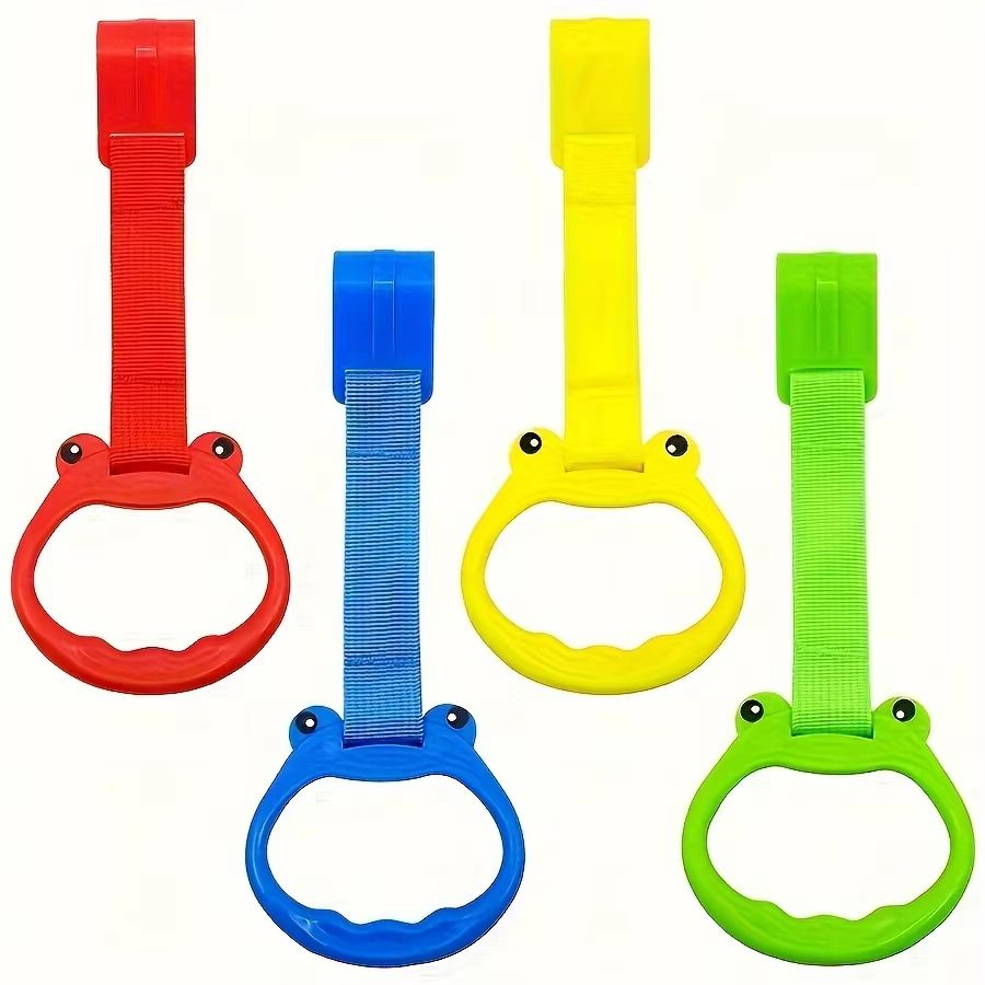 4-piece plastic hand pull rings for playpens, game beds, and room accessories