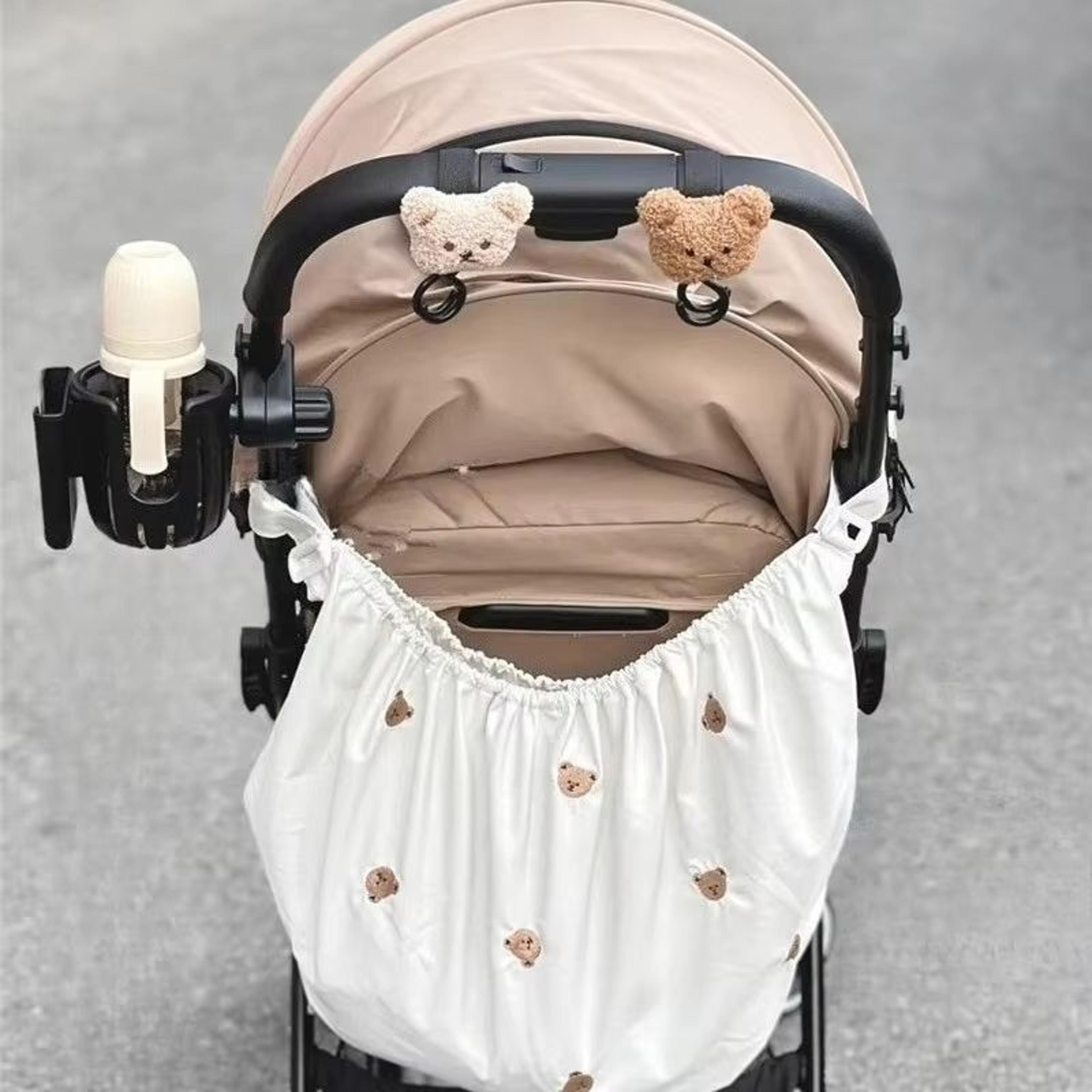 strollease large capacity multi-functional stroller storage bag
