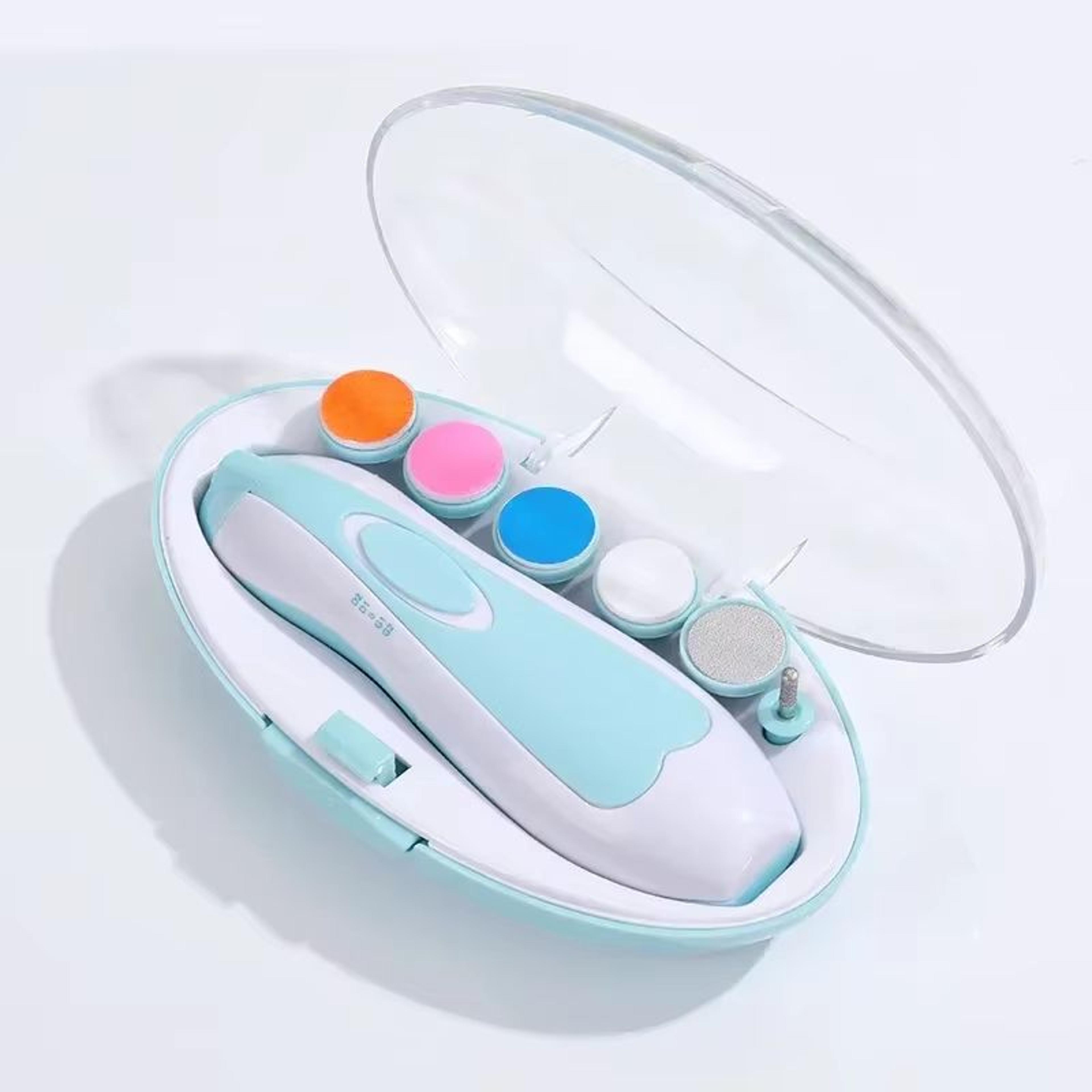 babycare electric nail trimmer and polisher – infant grooming kit