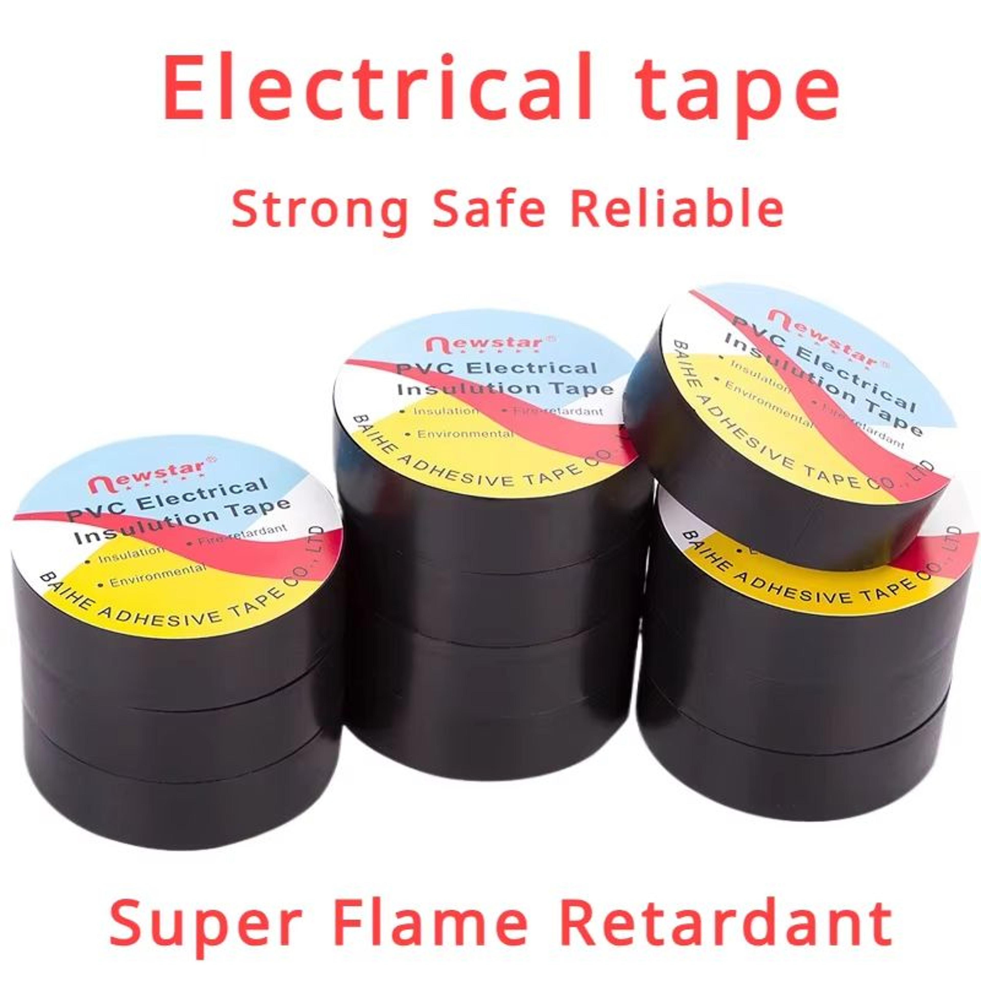 ultrabond pvc electrical insulation tape 10-pack, 30 ft waterproof adhesive rolls