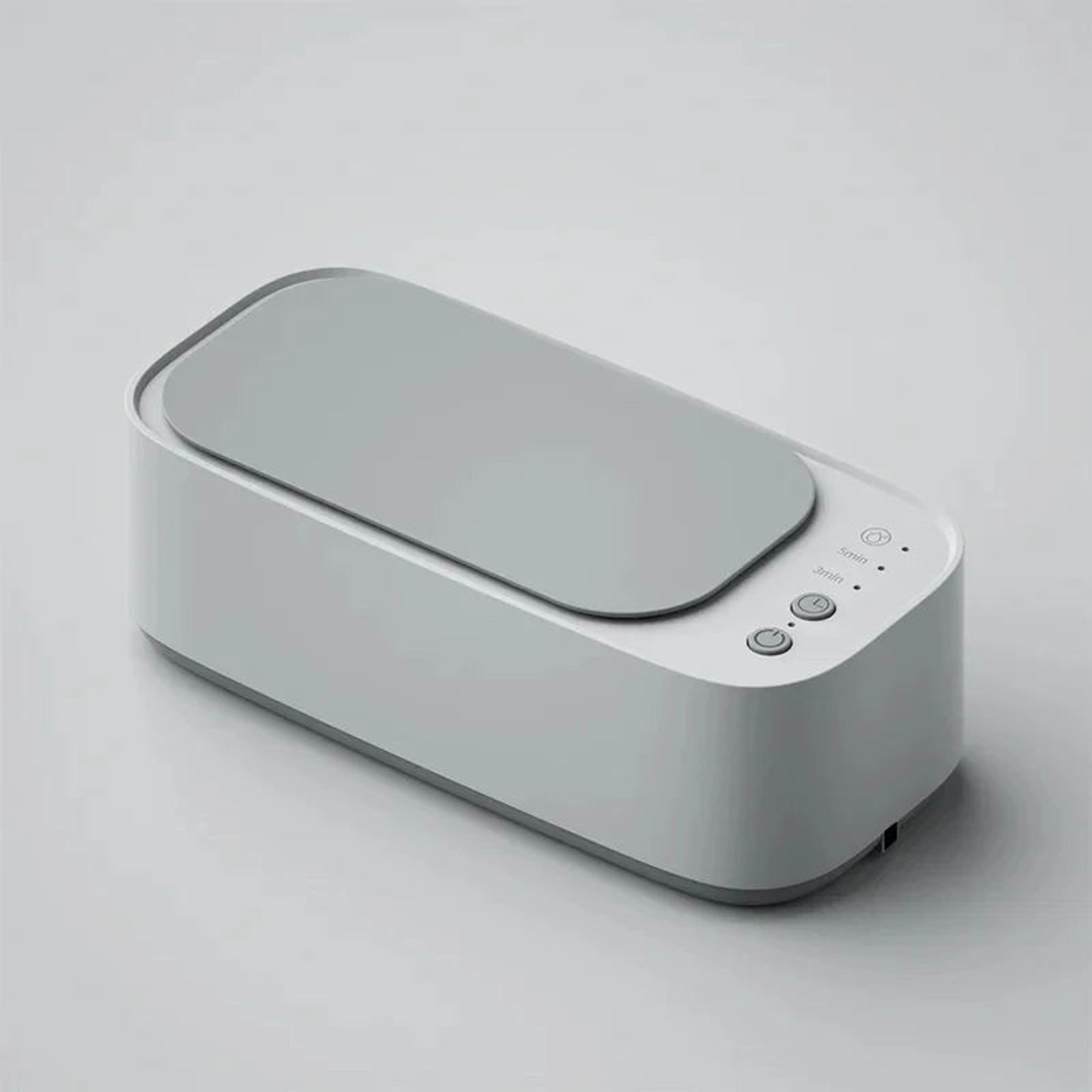 mini ultrasonic cleaner with adjustable timer for glasses, jewelry, and daily essentials