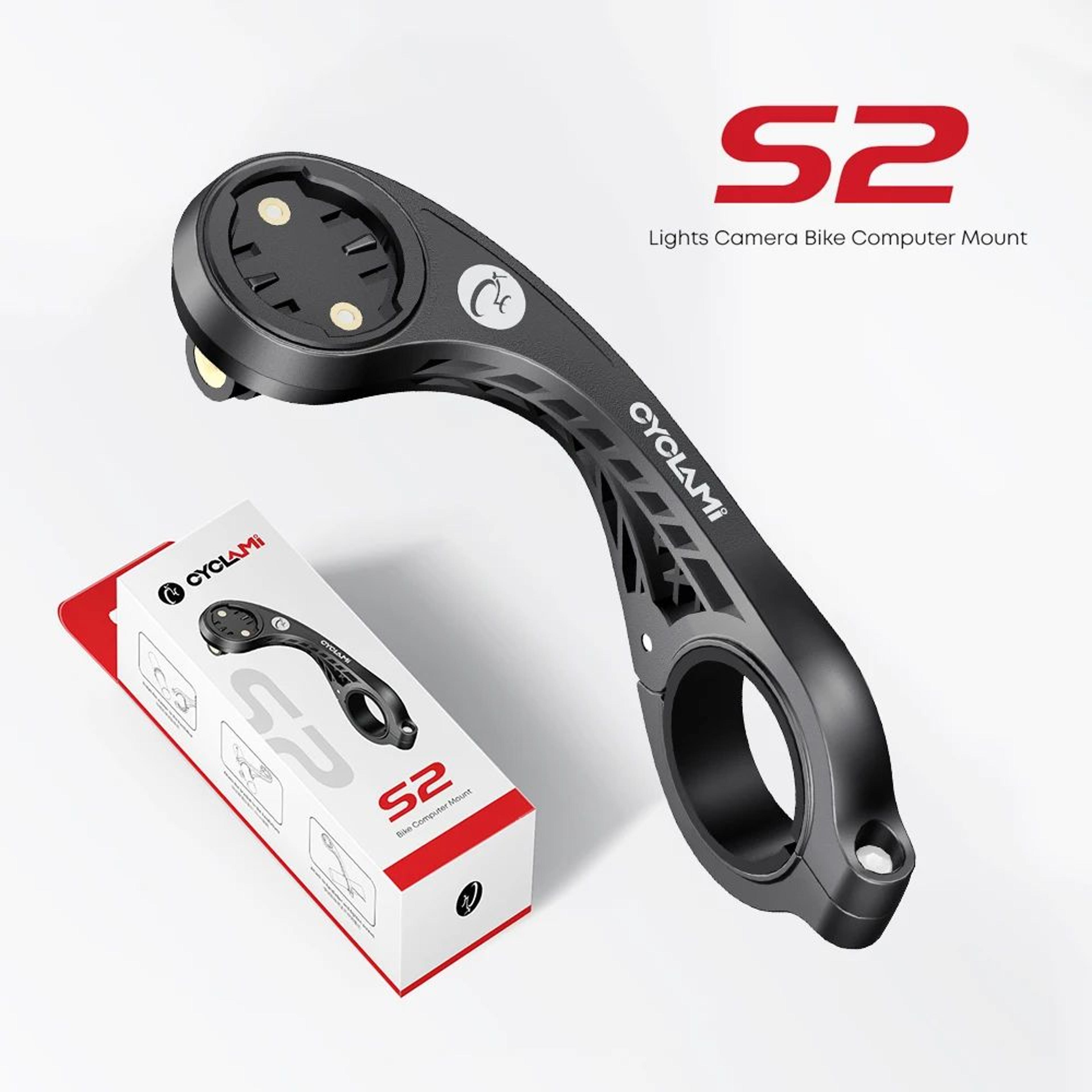 universal bike computer & headlight mount bracket for garmin xoss igpsport magene coospo