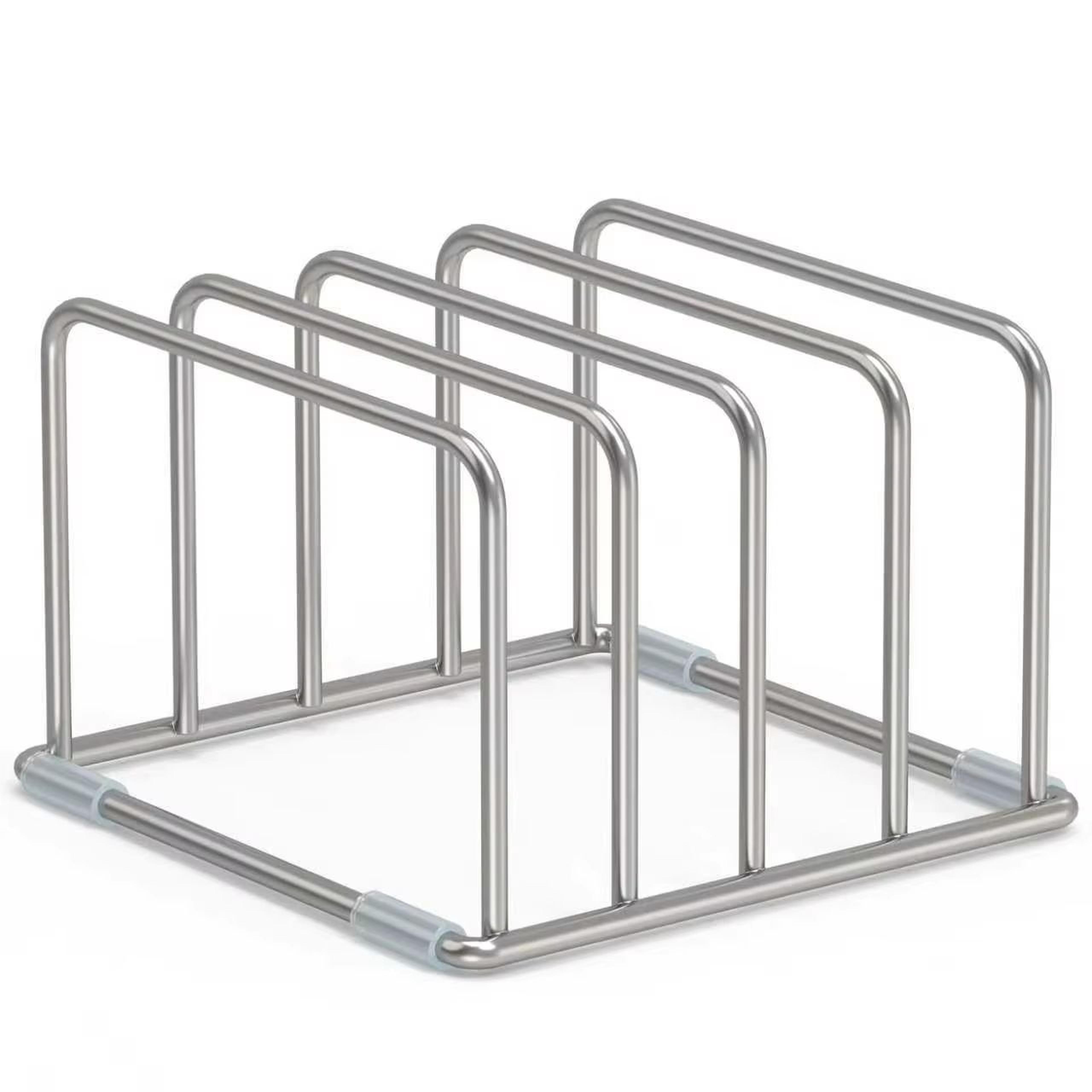 stainless steel cutting board holder stand rack for chopping board storage