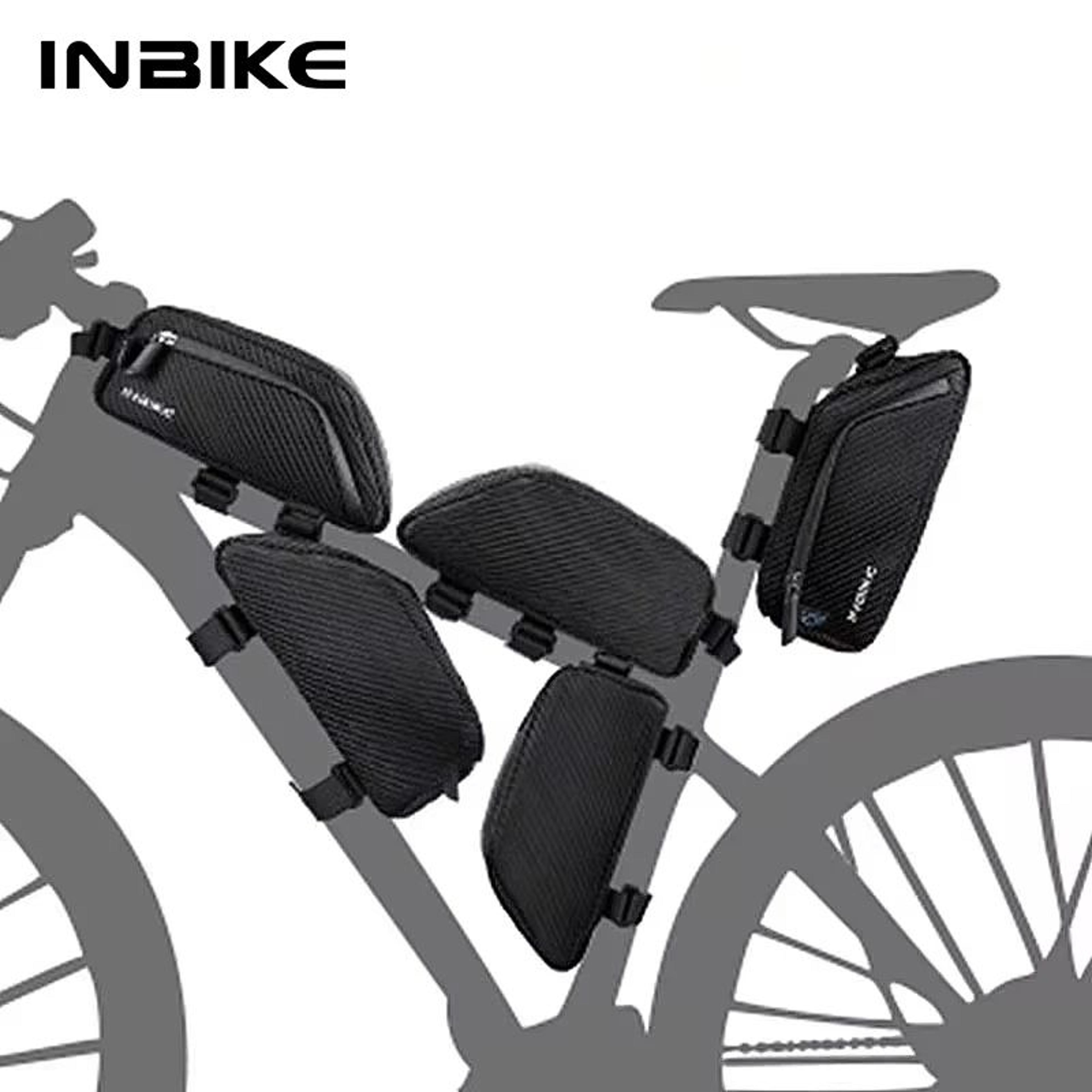 inbike waterproof front top tube bike bag mtb road cycling storage pouch