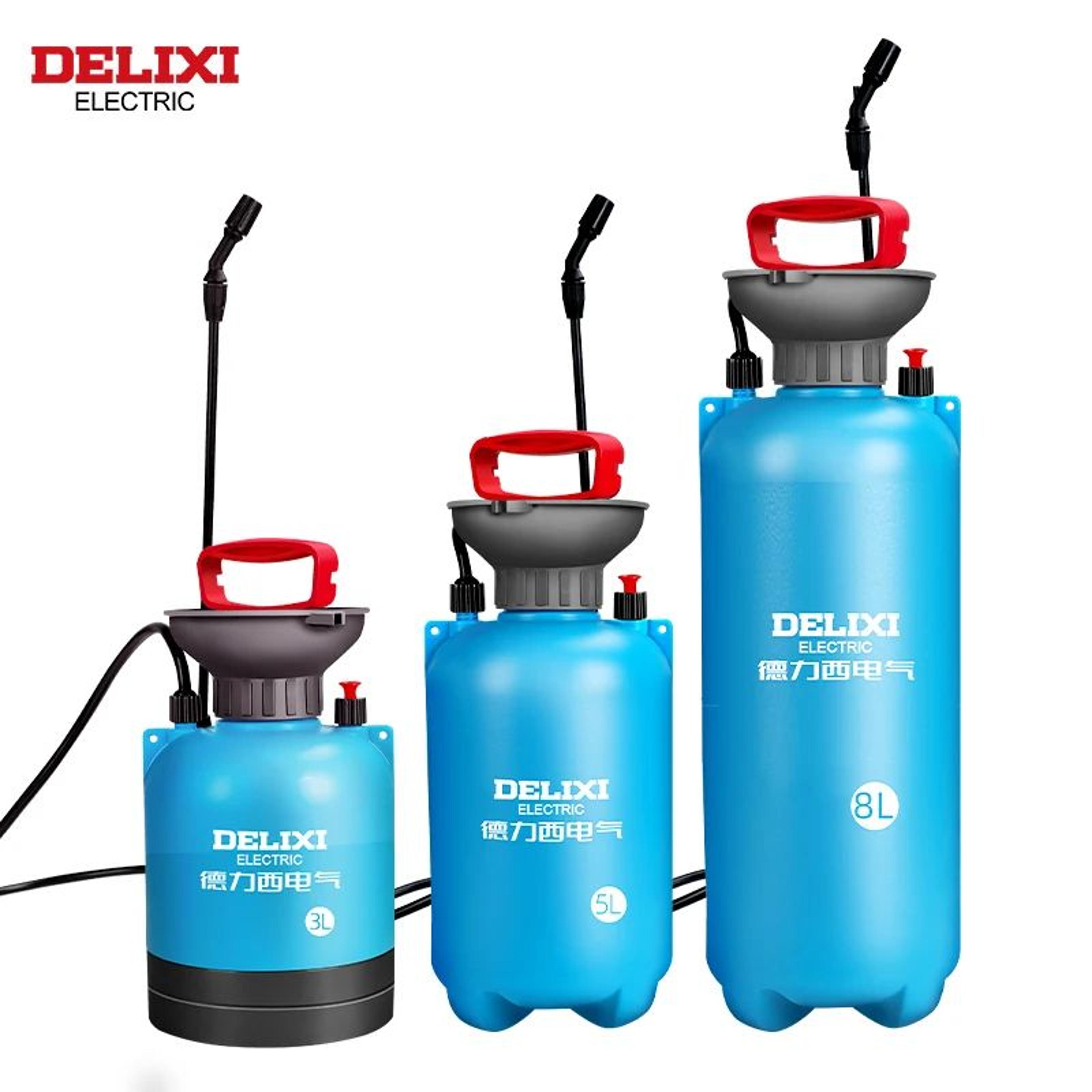 delixi 3/5/8l hand pump garden pressure sprayer