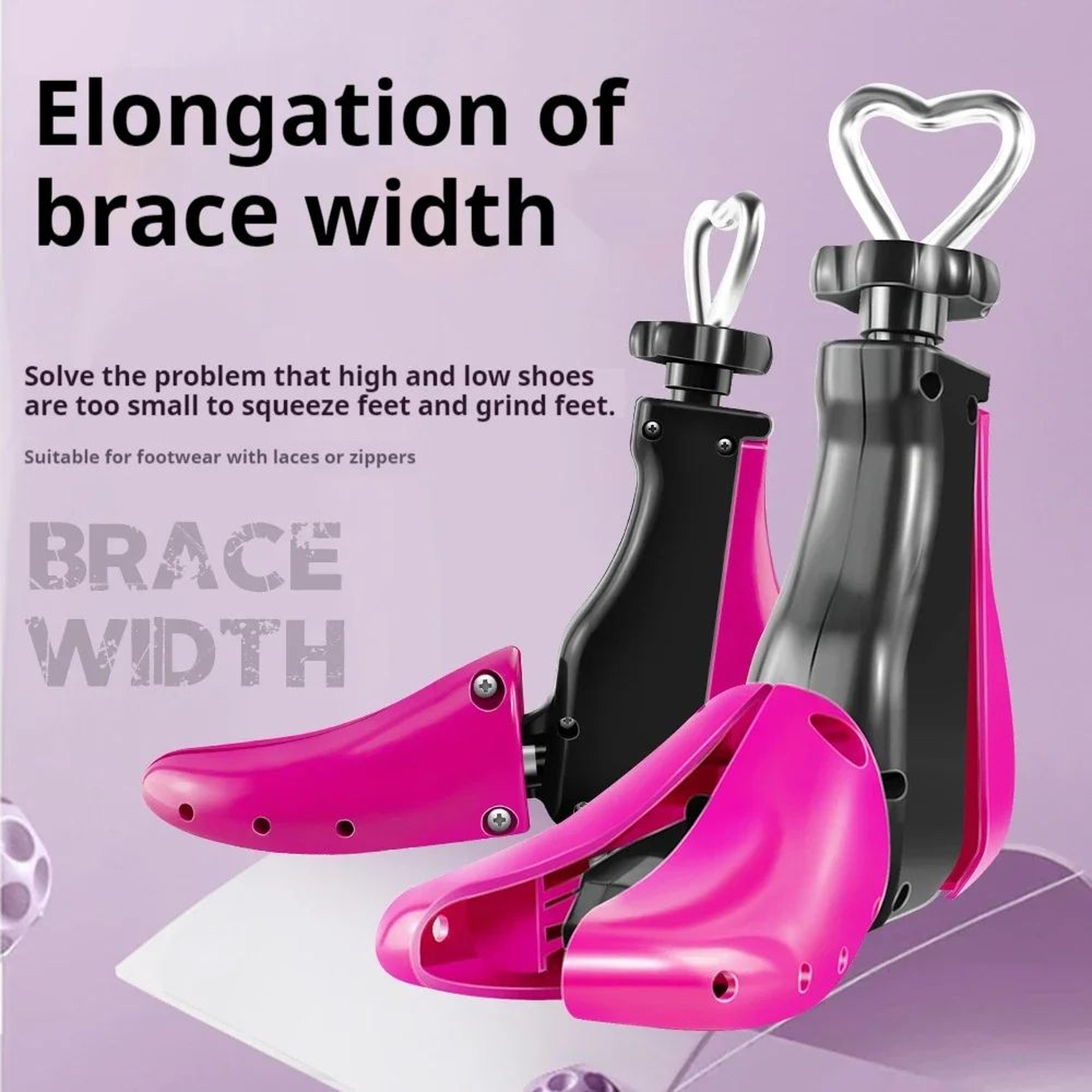 adjustable high top shoe trees and shoe stretchers for boots & sneakers