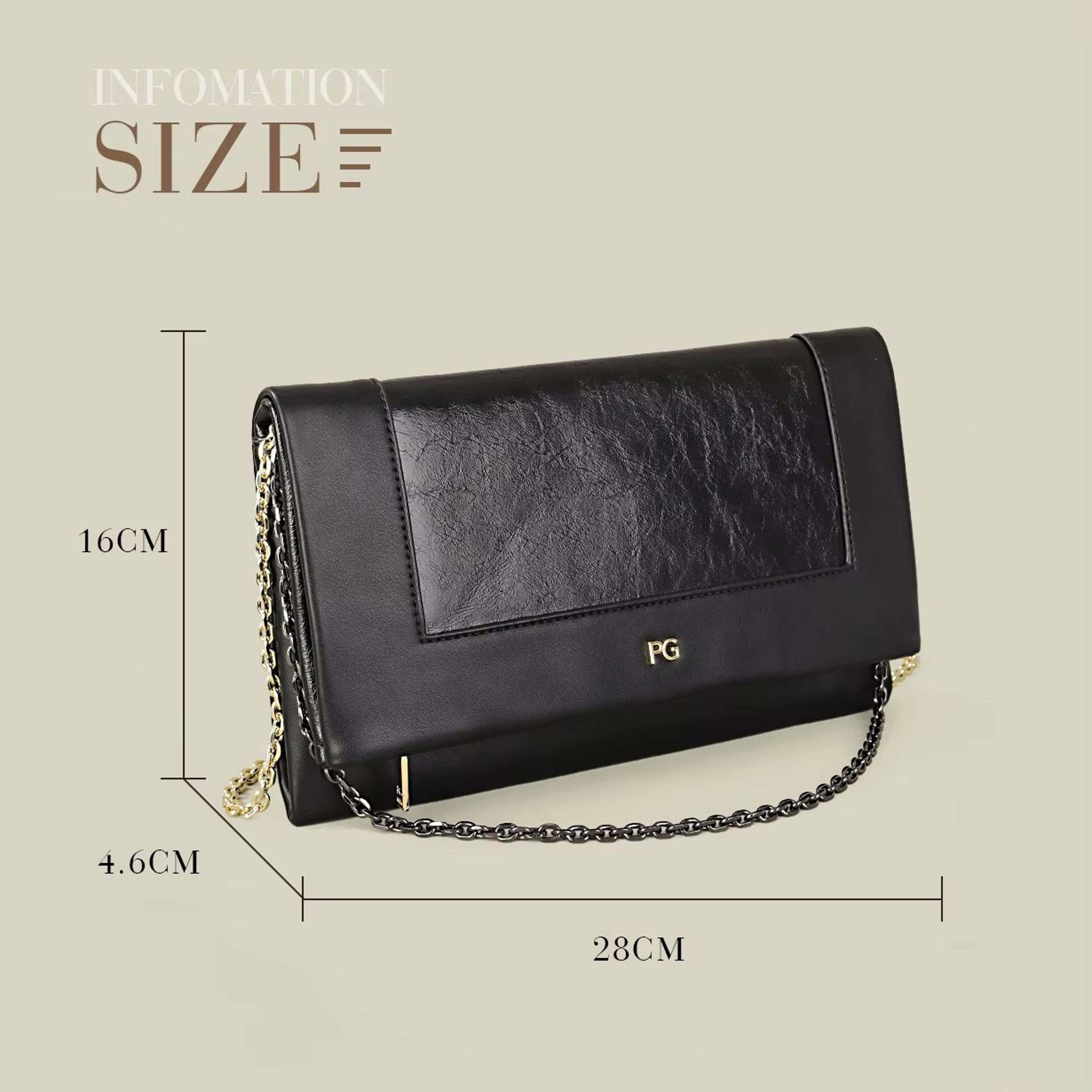 pg high-end design lightweight simple single shoulder bag 2026 classic satchel