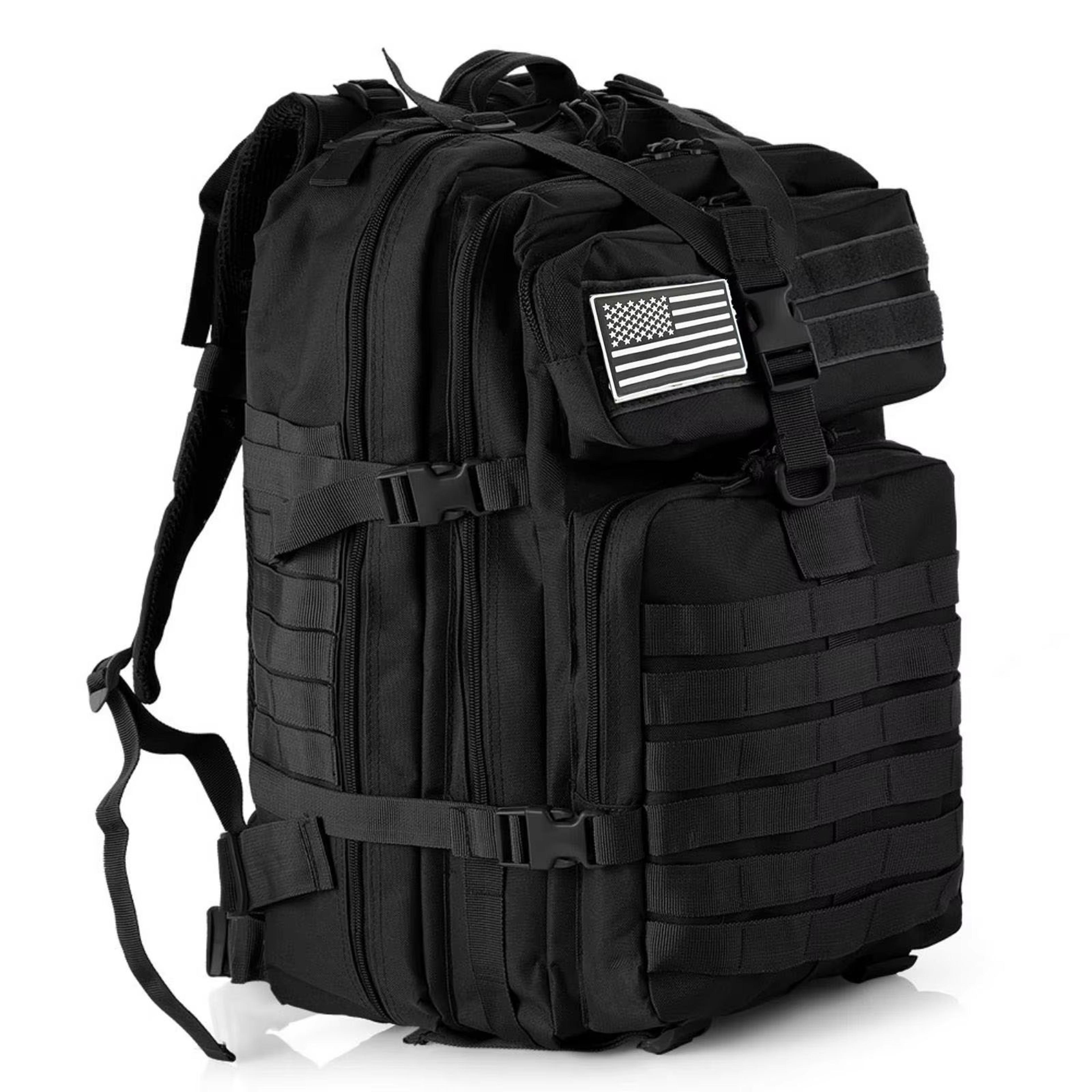 tactical waterproof outdoor backpack 25l and 50l, nylon rucksack for hiking fishing camping and hunting