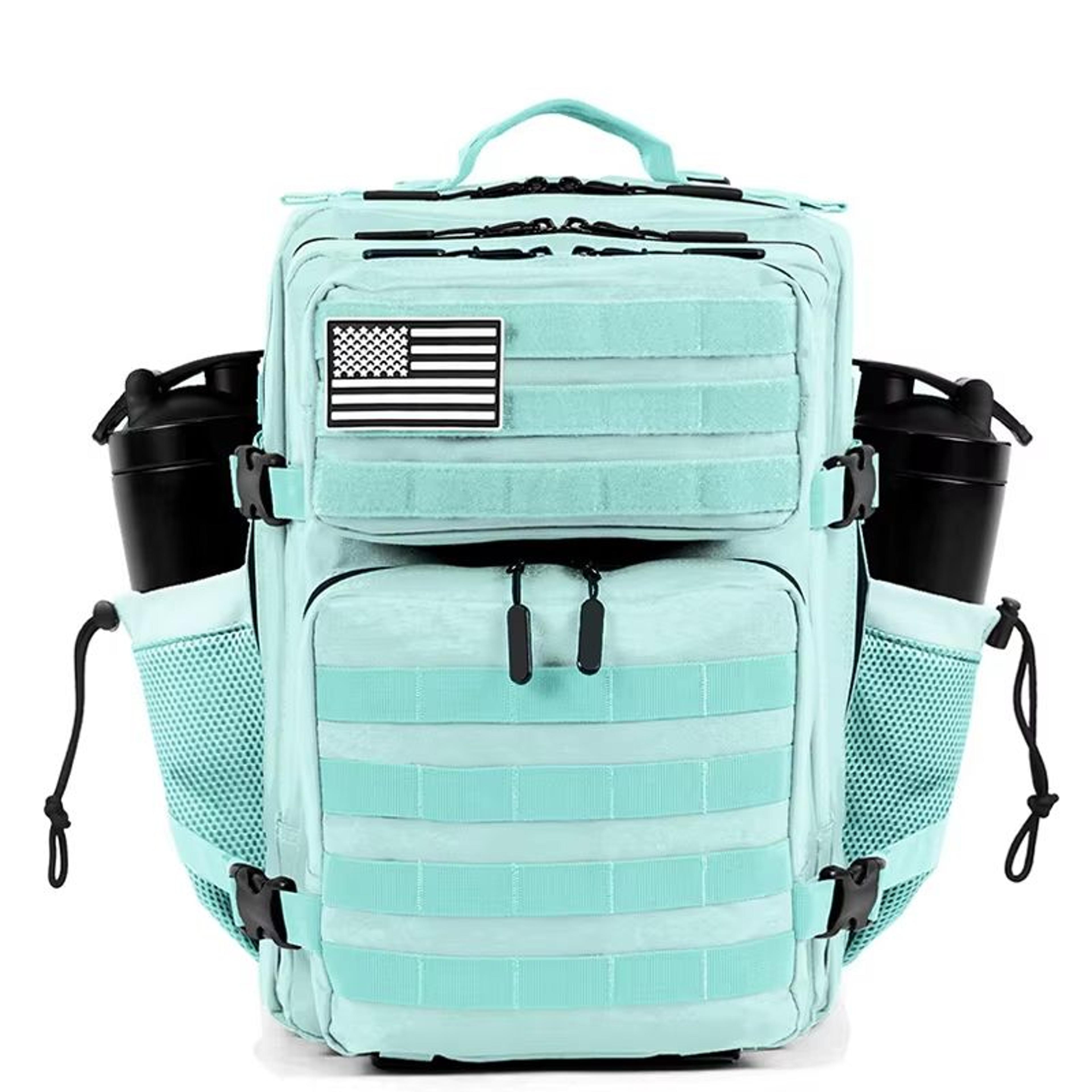 35l tactical molle outdoor backpack with dual cup holders
