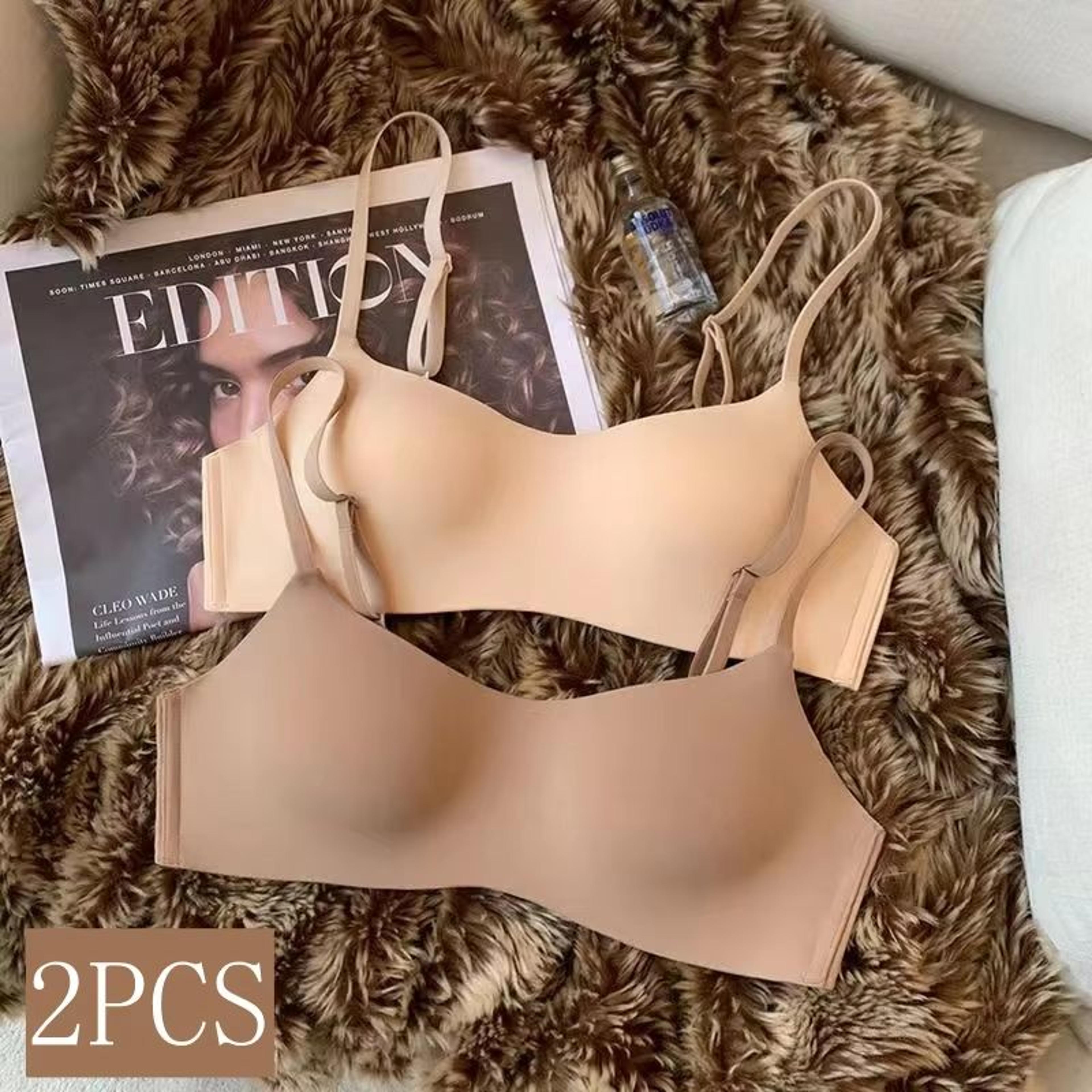 seamless non-wire bralette set for women 2-pack