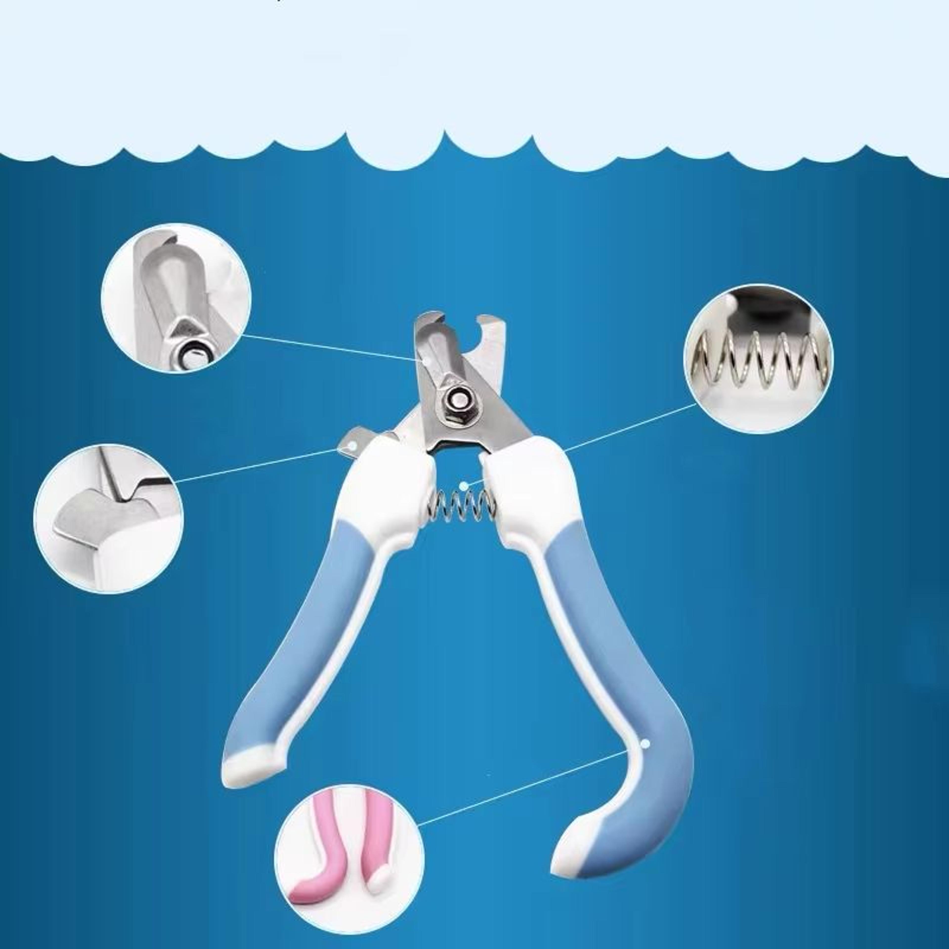dog & cat nail clippers grooming kit – pet nail trimmer & animal claw grooming scissors