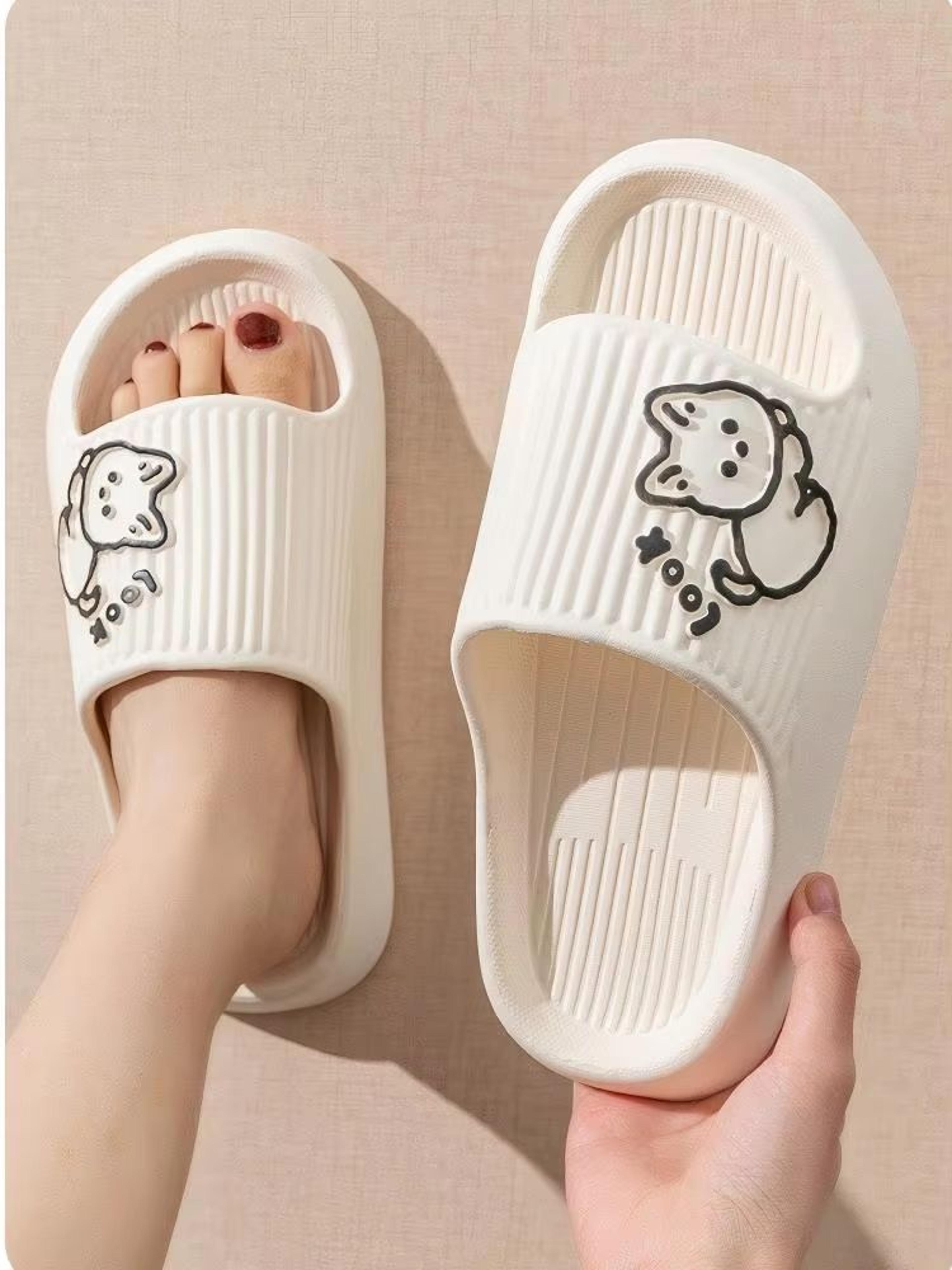 cloudease women's non-slip thick-soled indoor outdoor slippers comfortable summer home slides