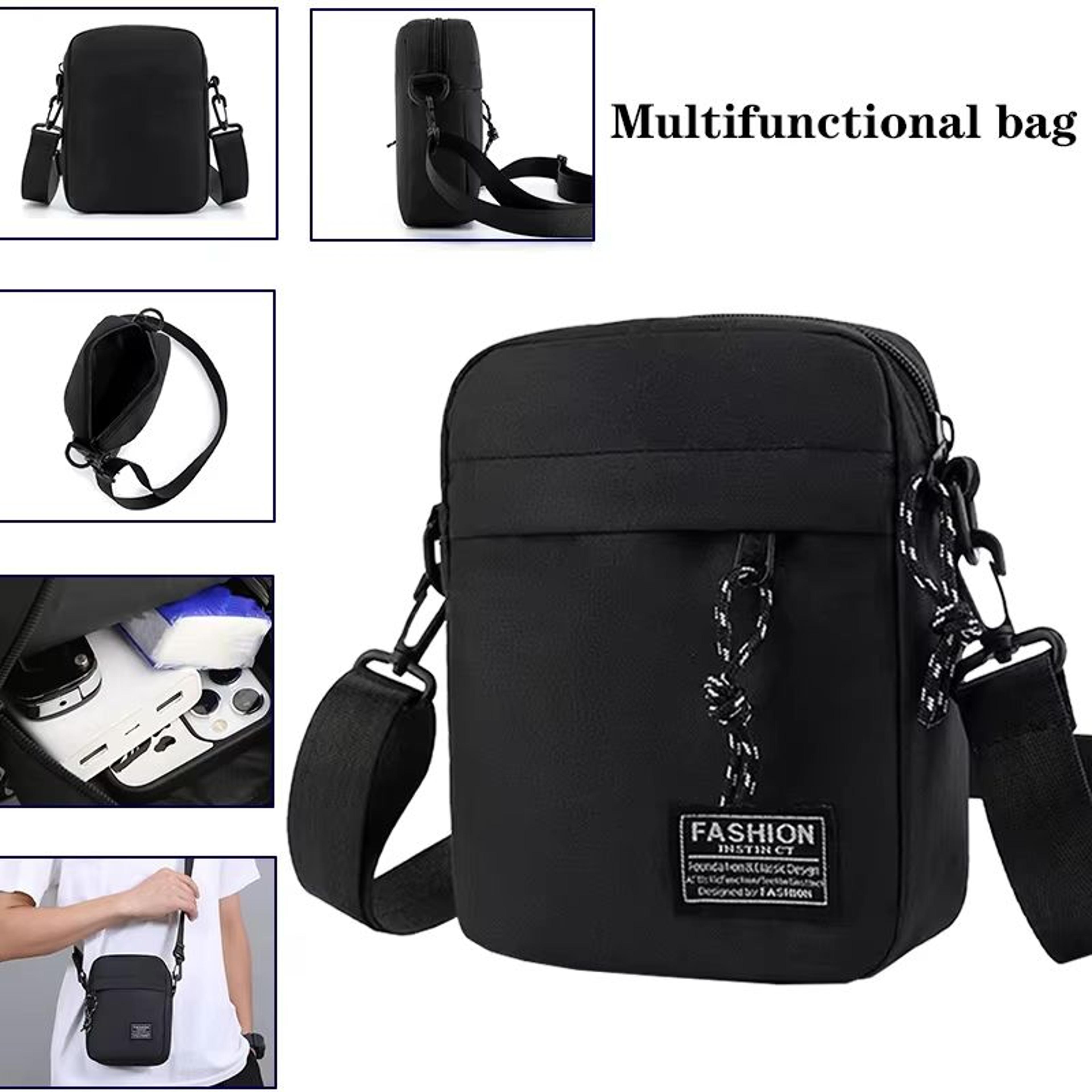 urbanflex nylon crossbody shoulder bag for men