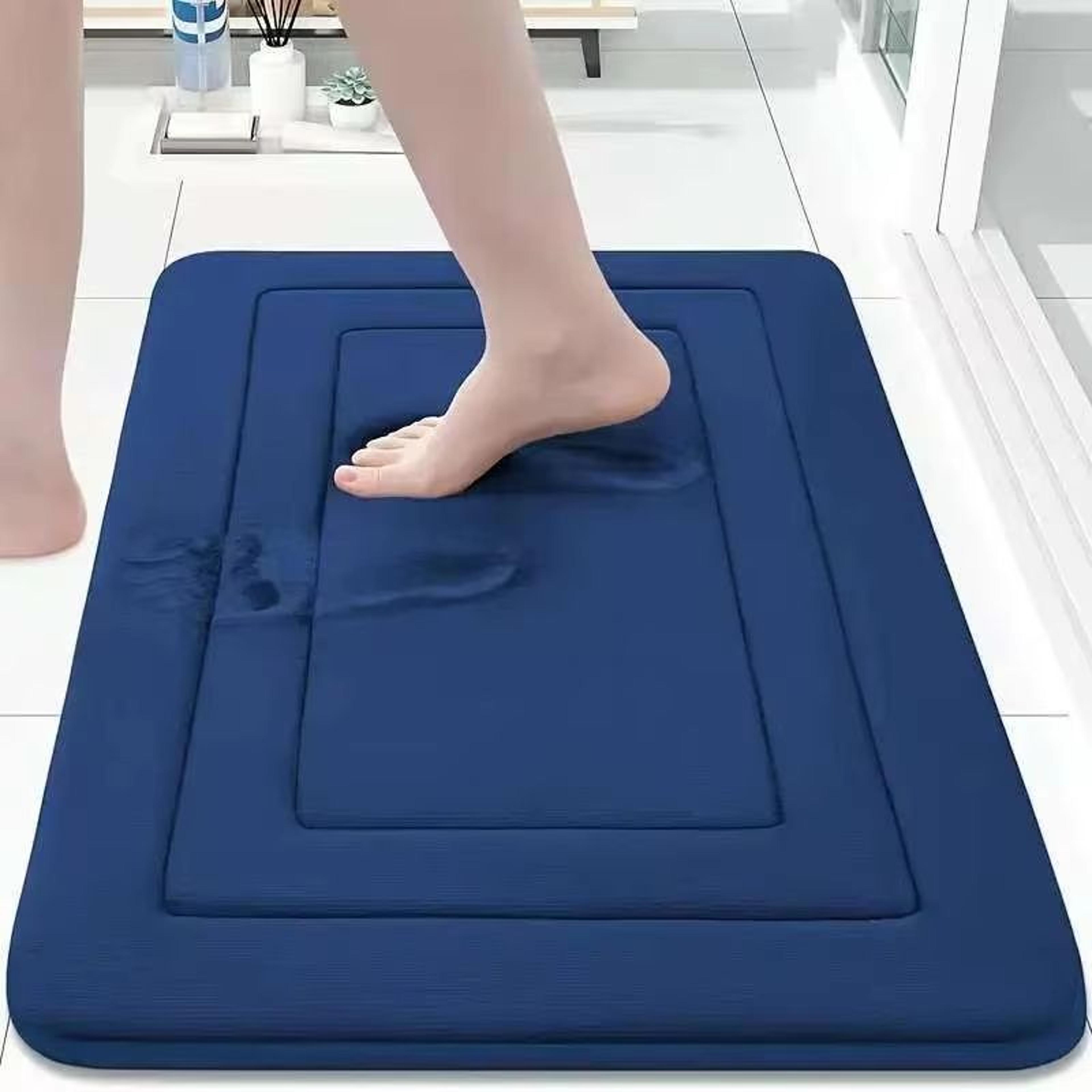 clouddry thick coral fleece quick-dry bathroom mat