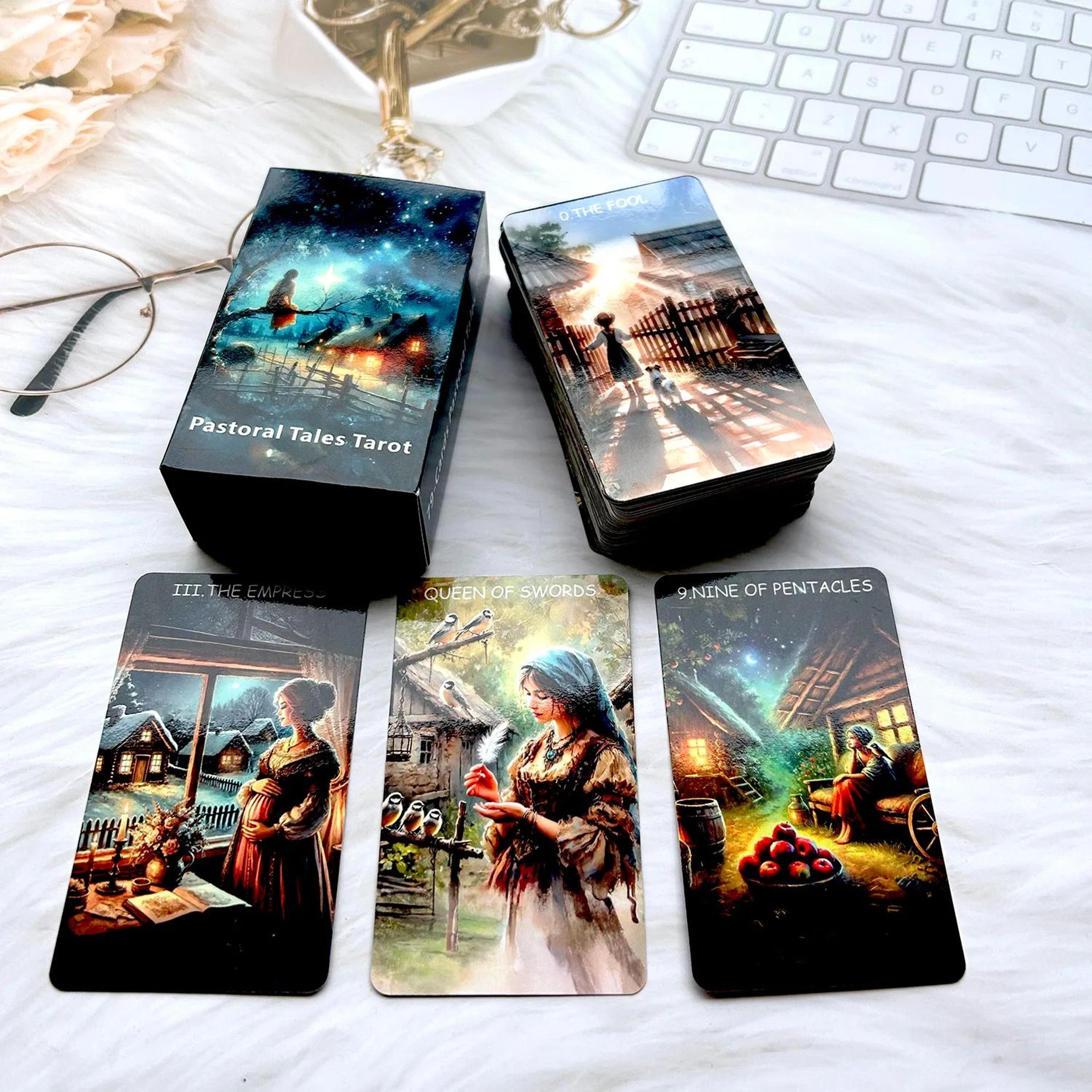 mysticguide 78 card tarot divination deck with english pdf guide