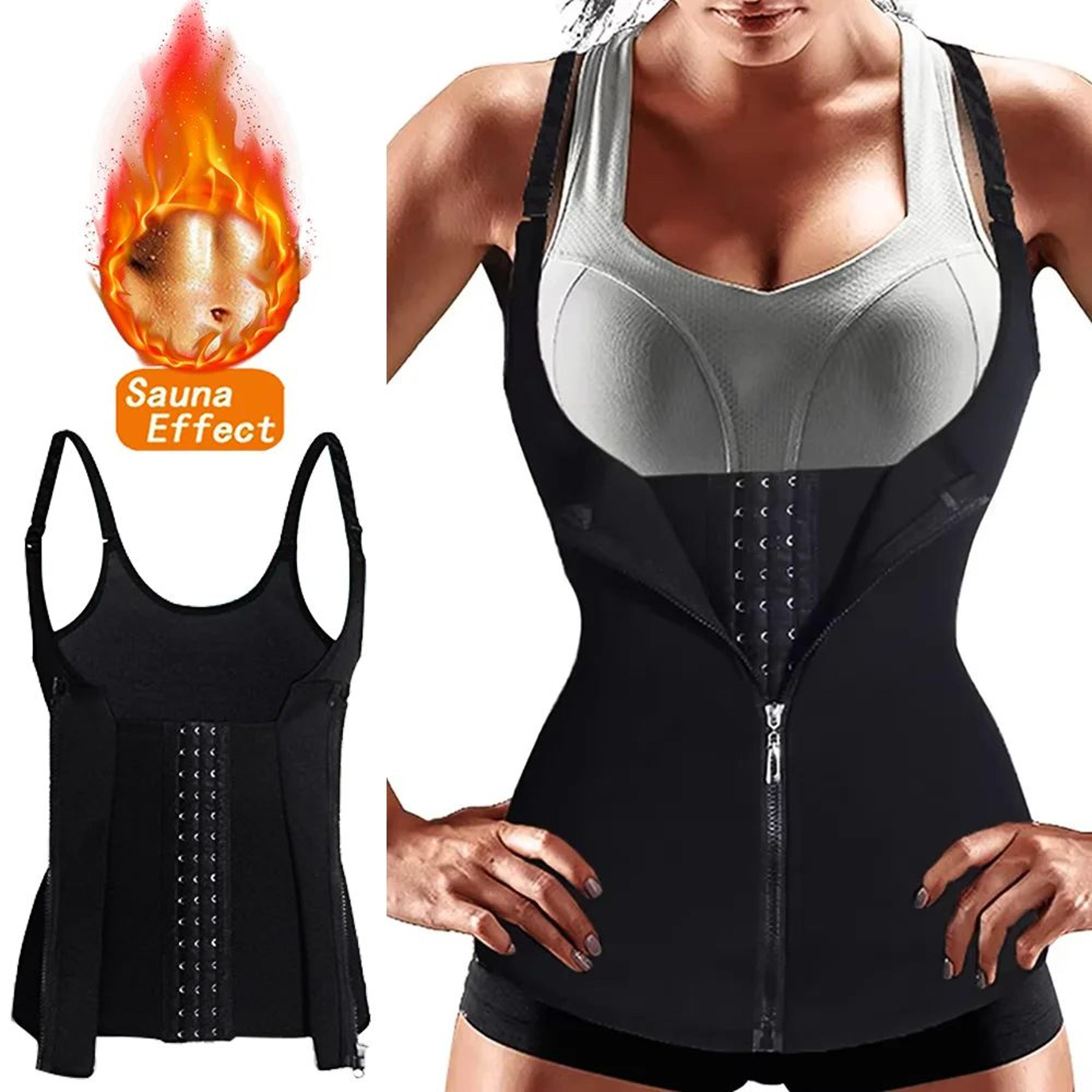sweatpro sauna waist trainer vest body shaper